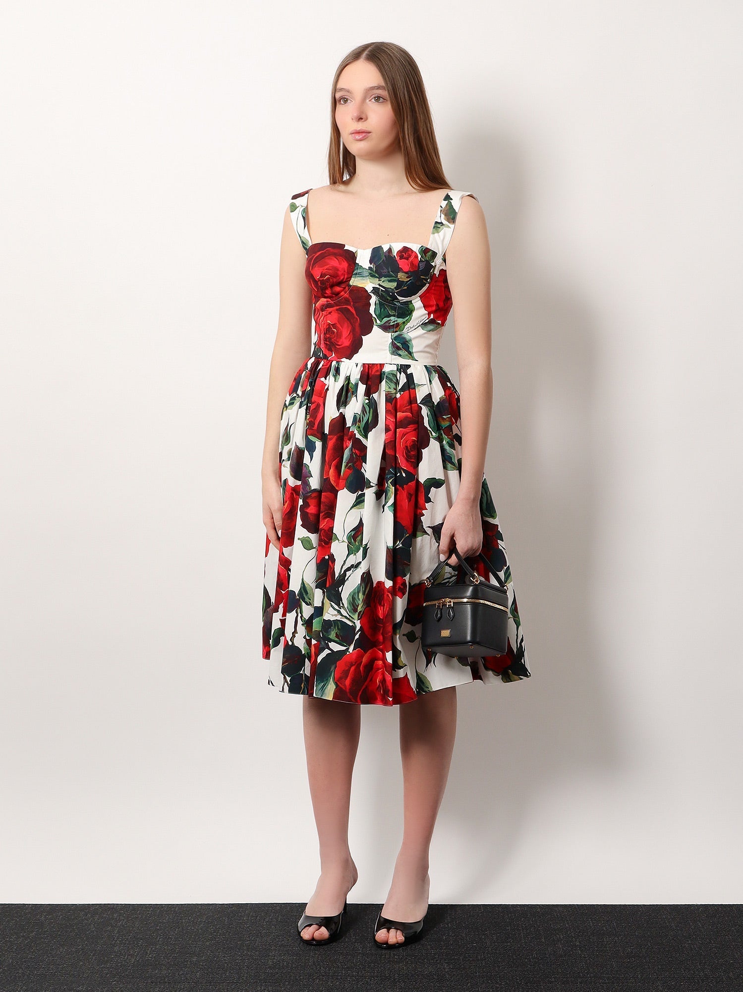 Dolce & Gabbana Sicily Leather Handbag With Iconic Logo Plate