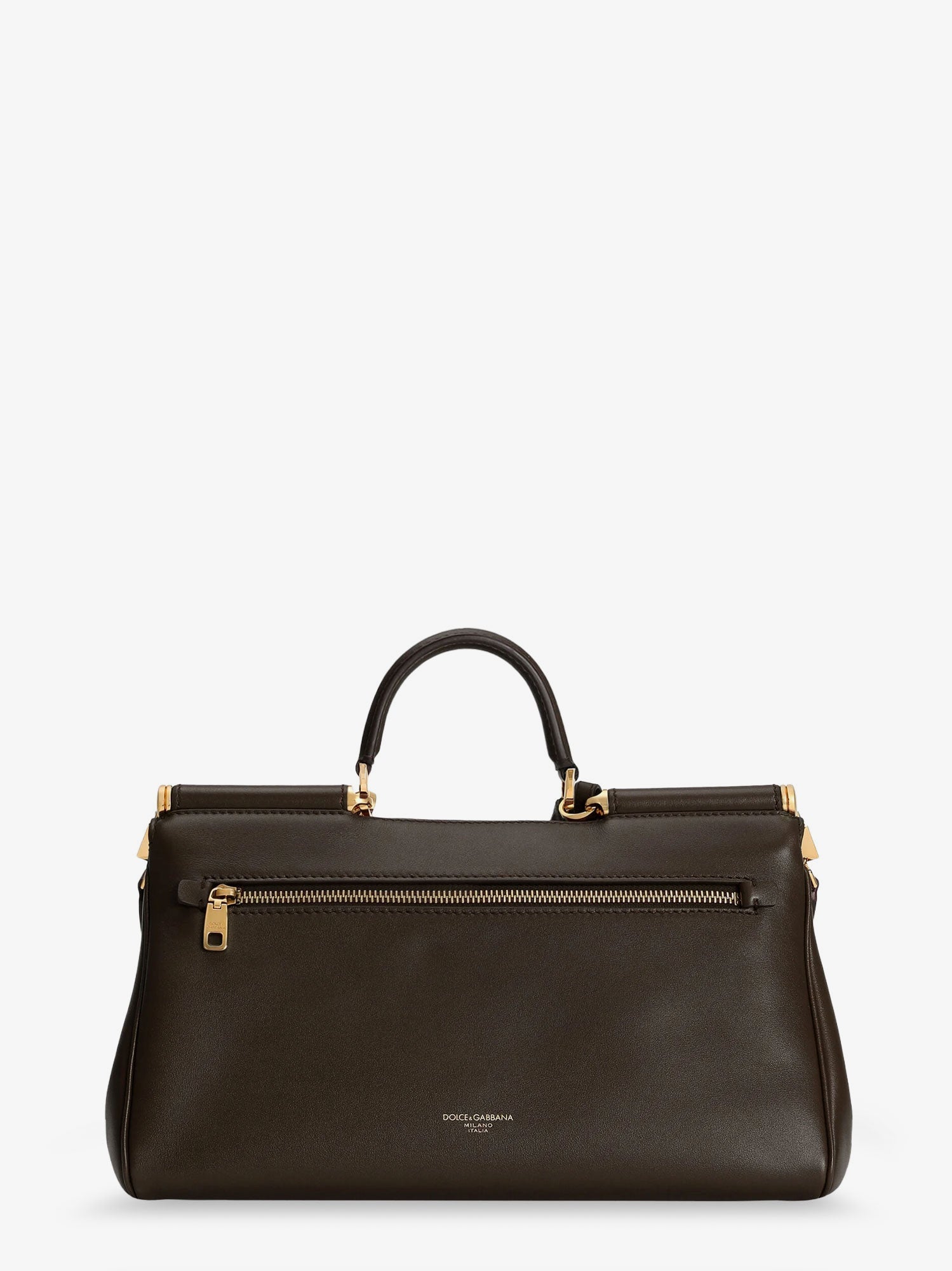 Dolce & Gabbana My Sicily Leather Shoulder Bag