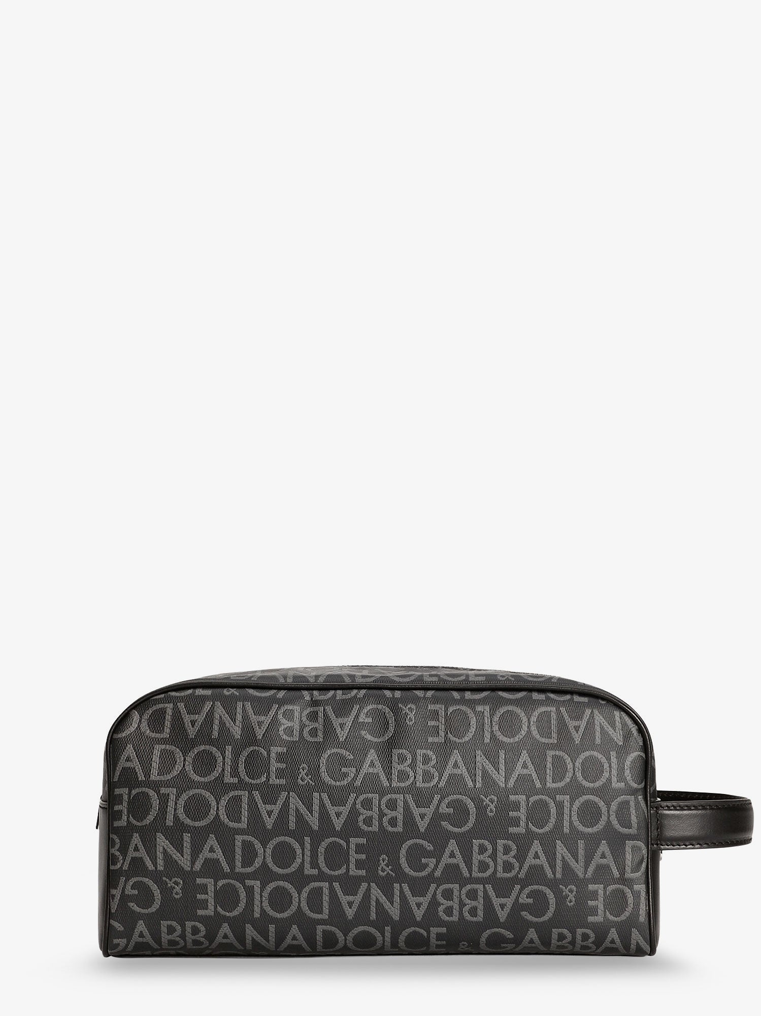 Dolce & Gabbana Coated Canvas Necessaire With All-over Logo