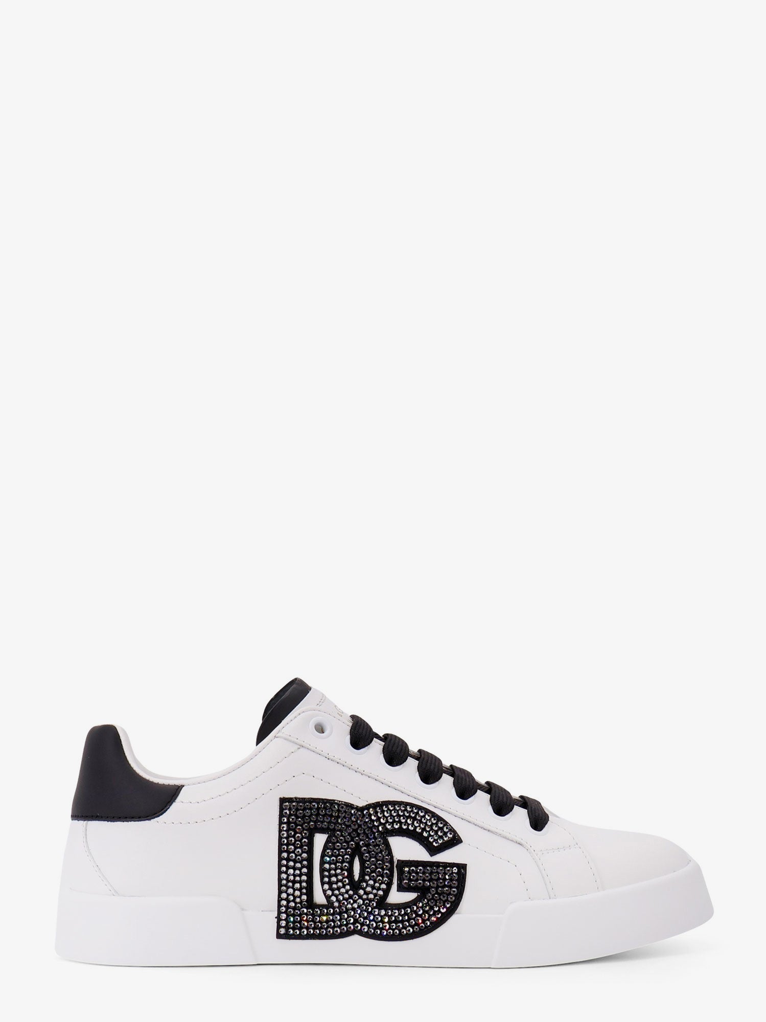 Dolce & Gabbana Portofino Light Strobel Leather Low-top Sneakers