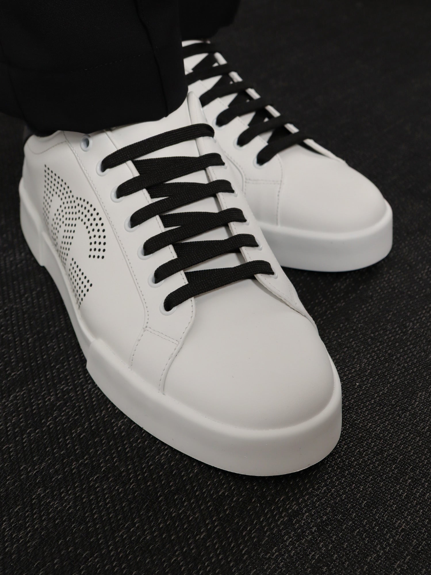 Dolce & Gabbana Portofino Leather Low-top Sneakers