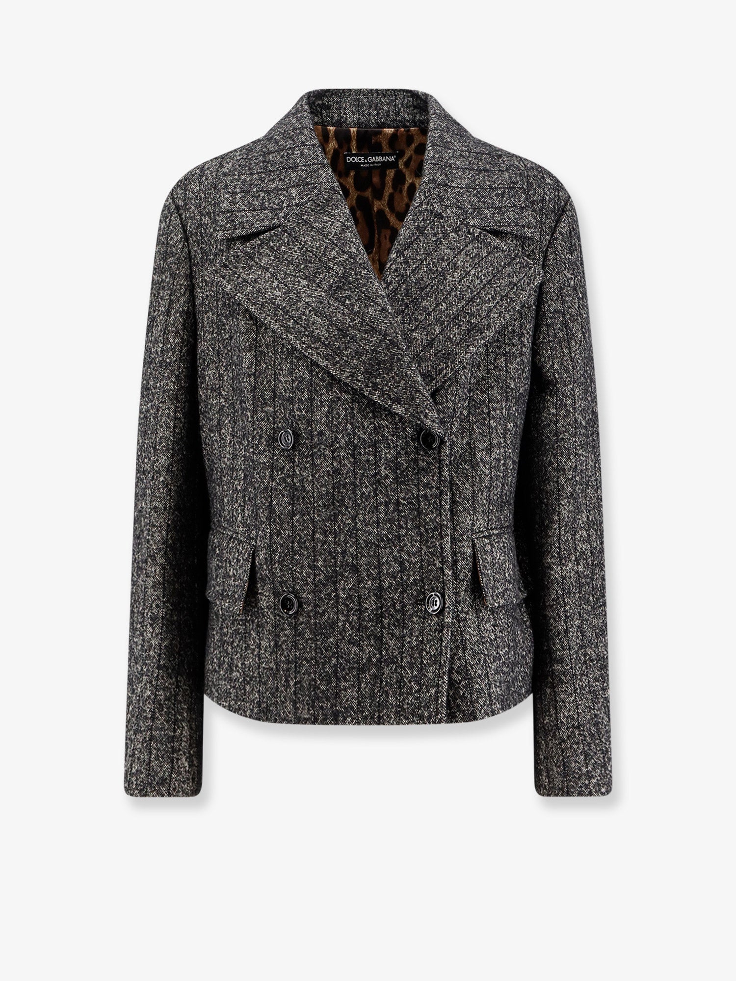 Dolce & Gabbana Wool Blend Striped Double-breasted Blazer