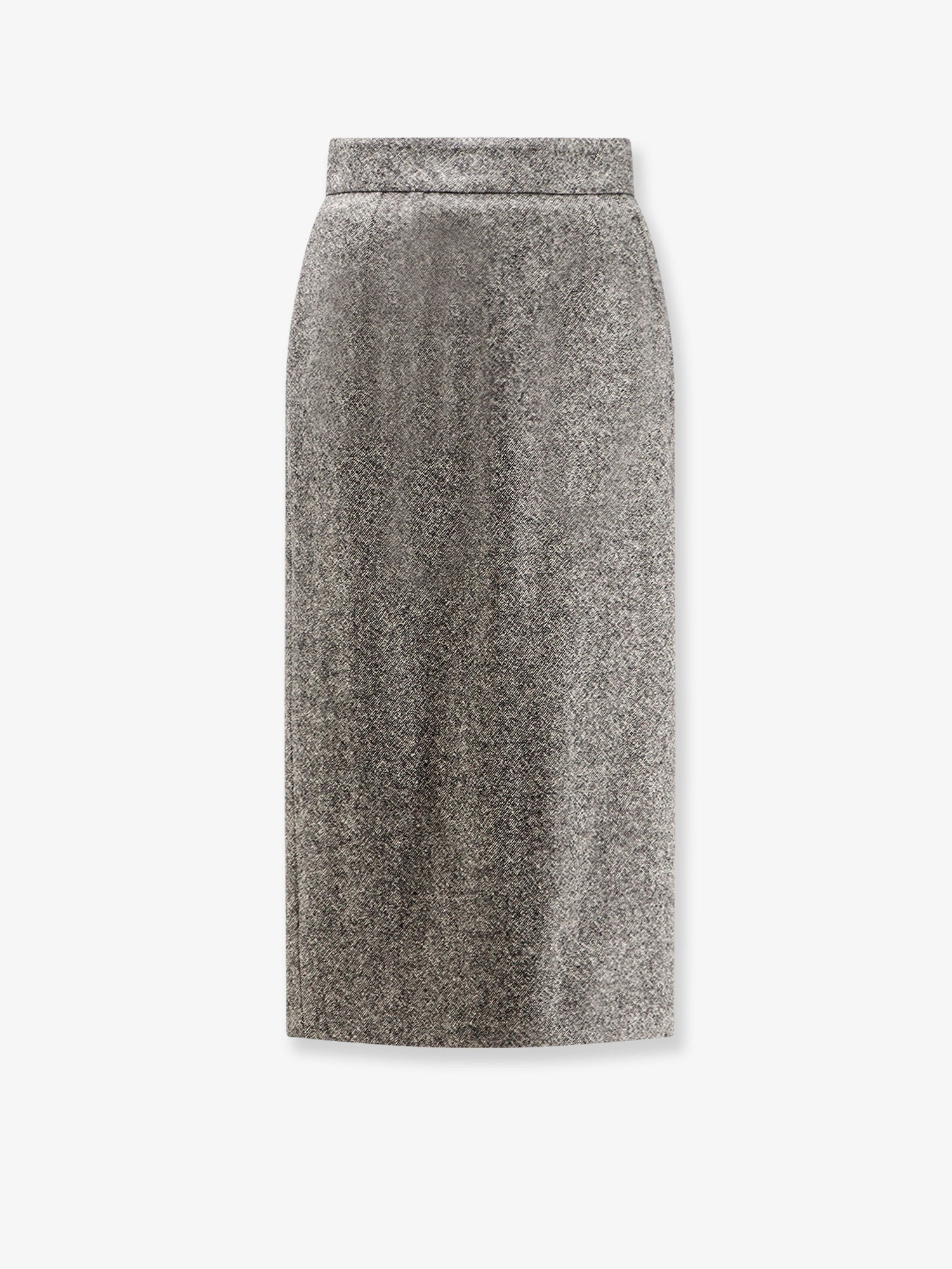 Dolce & Gabbana Virgin Wool Midi Pencil Skirt