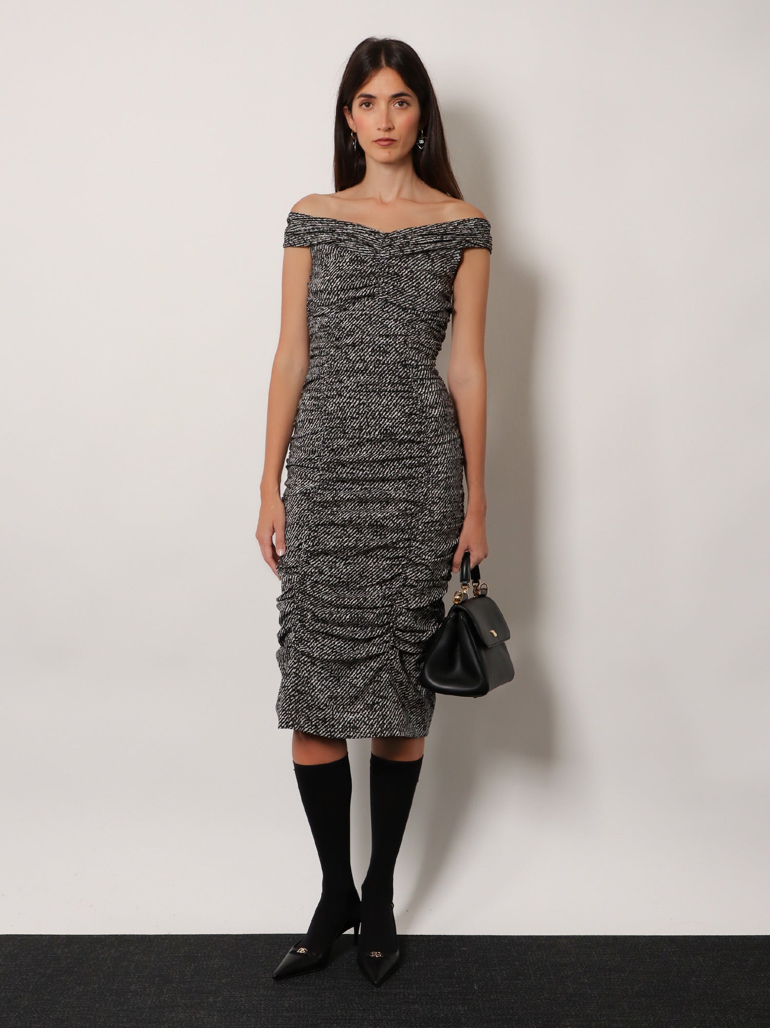 Dolce & Gabbana Silk Midi Dress