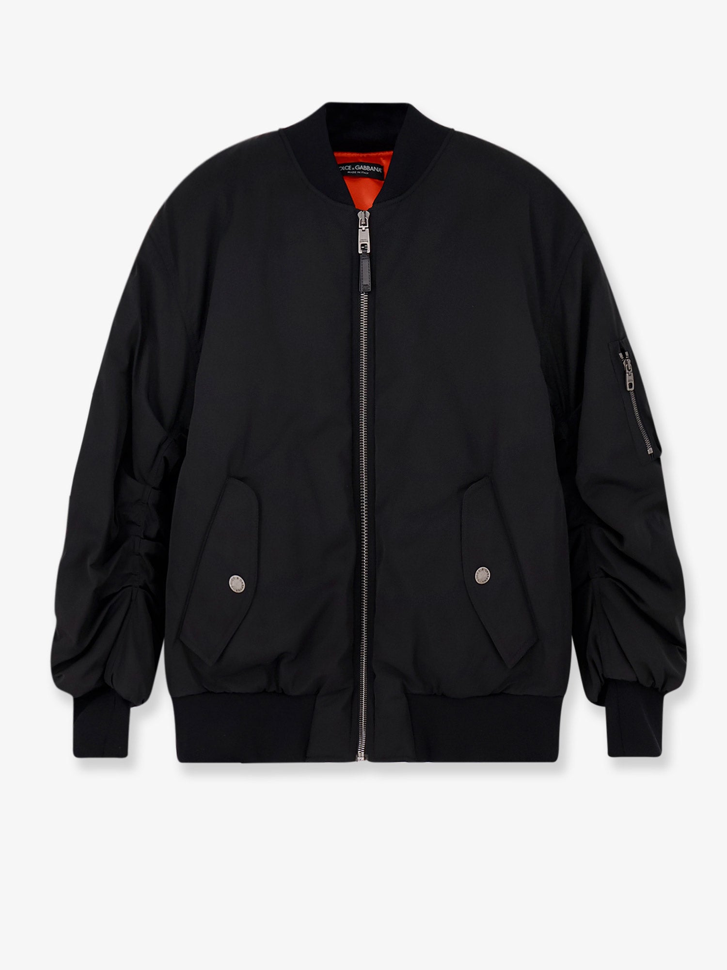 Dolce & Gabbana Nylon Jacket With Wrinkled Effect
