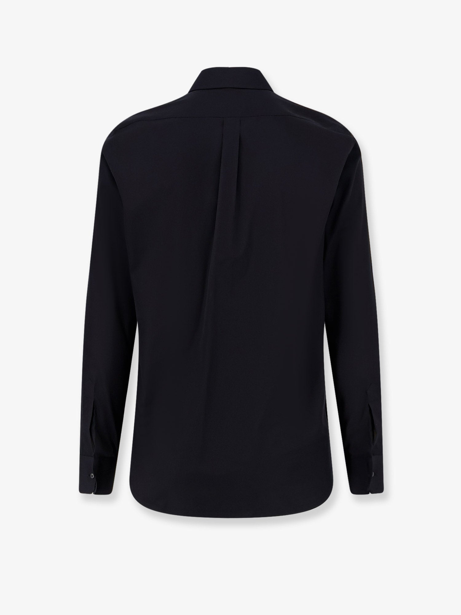 Dolce & Gabbana Cotton Shirt With Iconic Logo On The Front