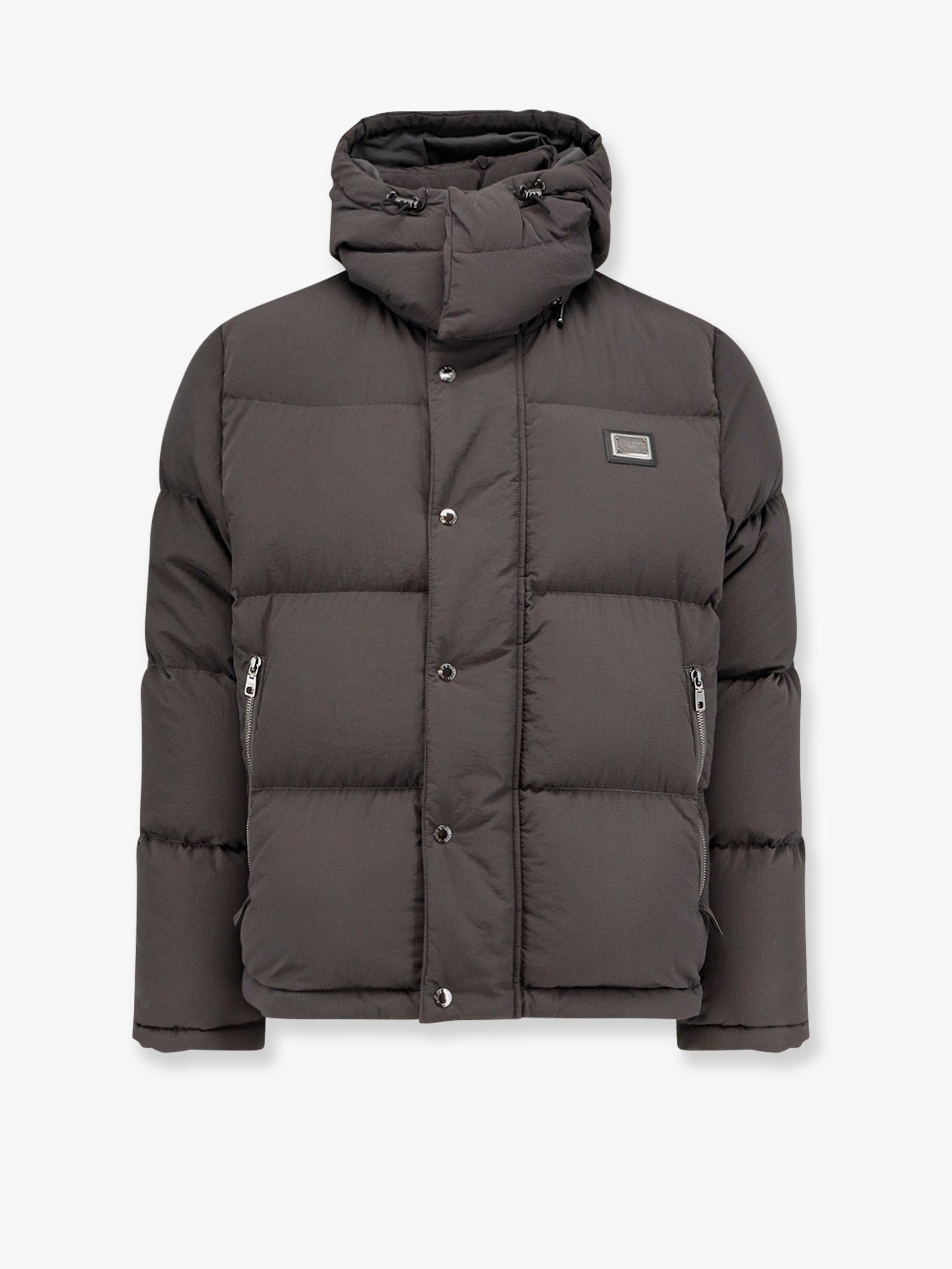 Dolce & Gabbana Nylon Hooded Down Jacket