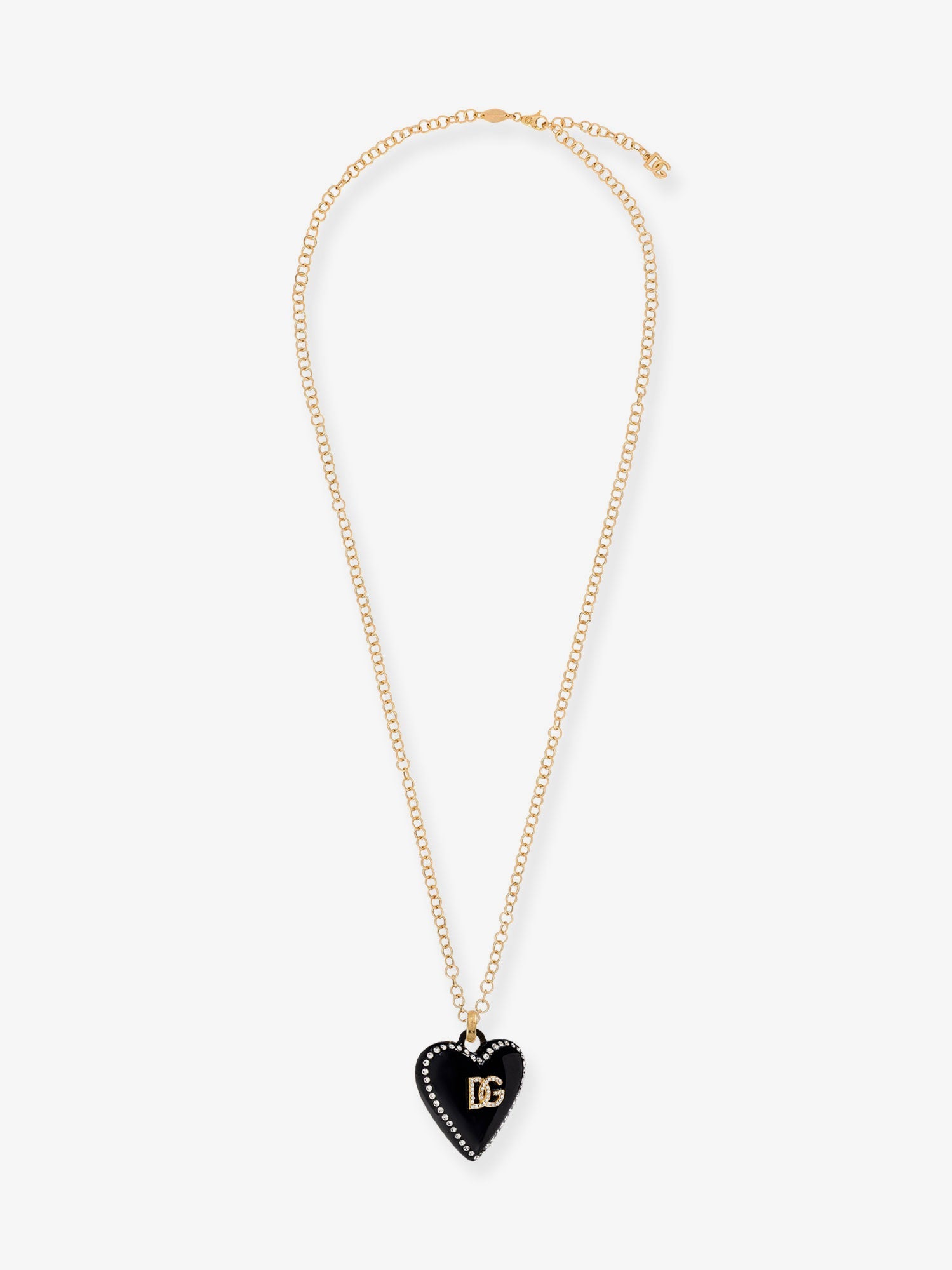 Dolce & Gabbana Metal Necklace With Rhinestones