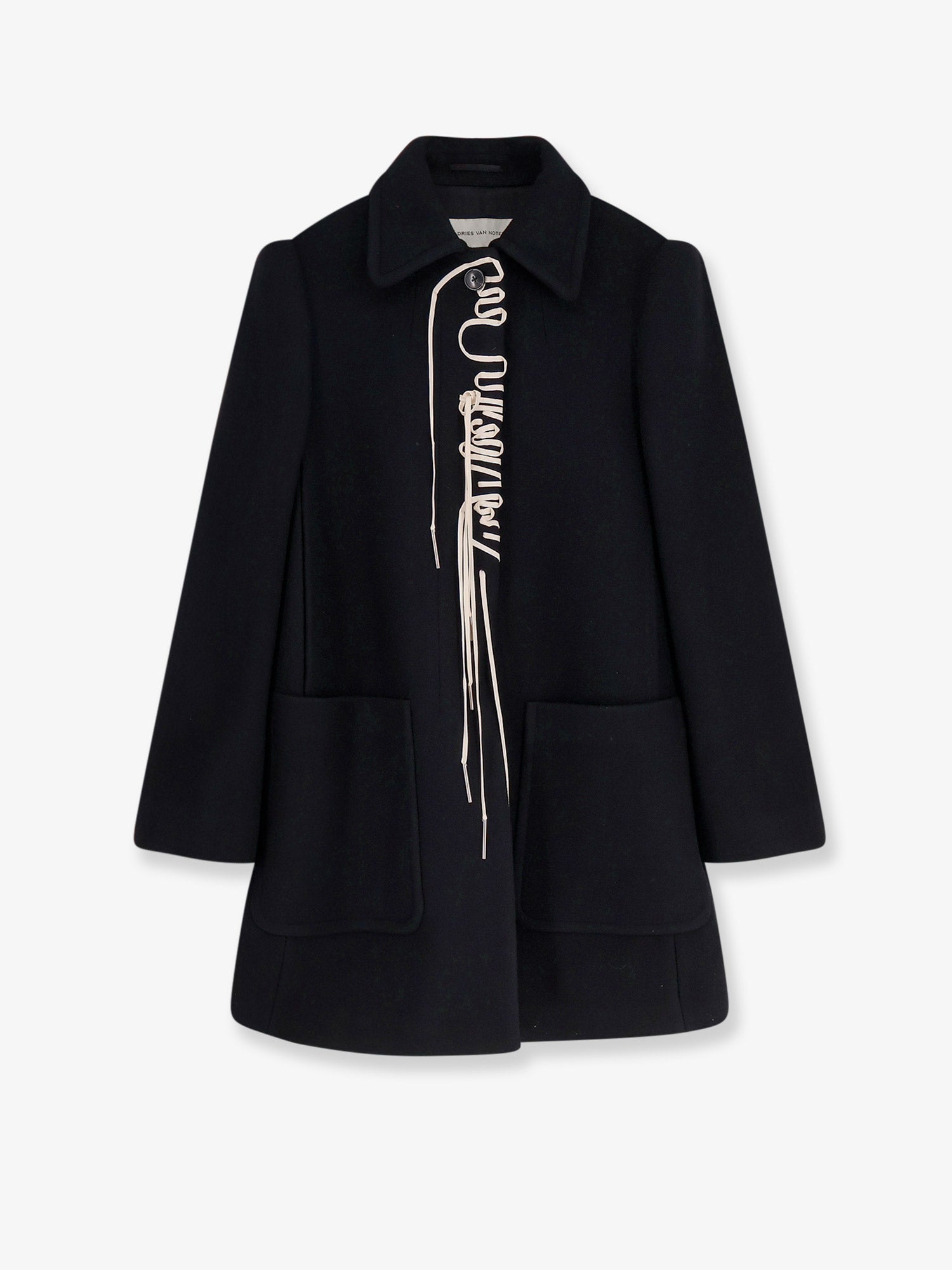 Dries Van Noten Rebela Wool Blend Coat