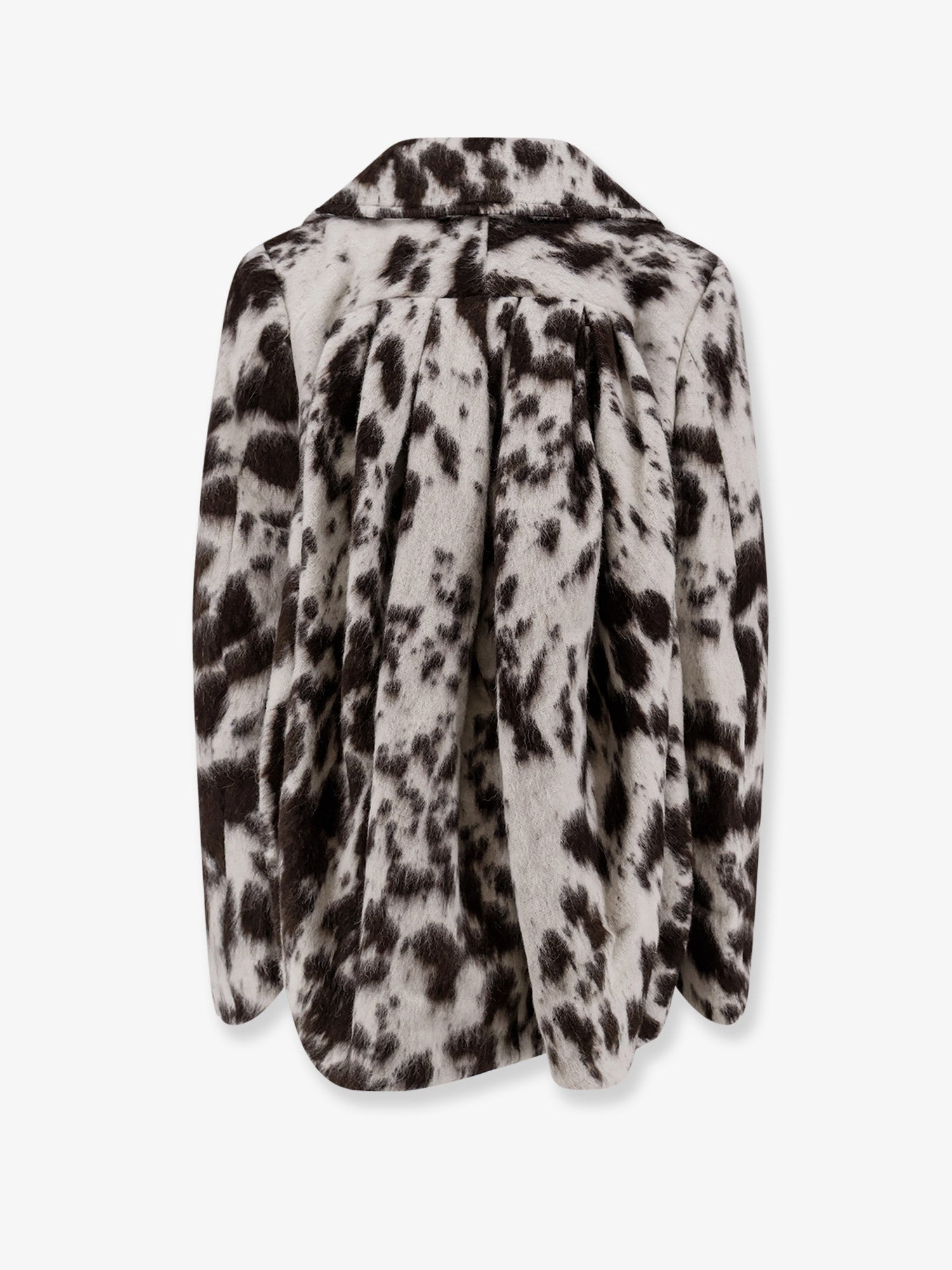 Dries Van Noten Vafel Wool And Alpaca Coat