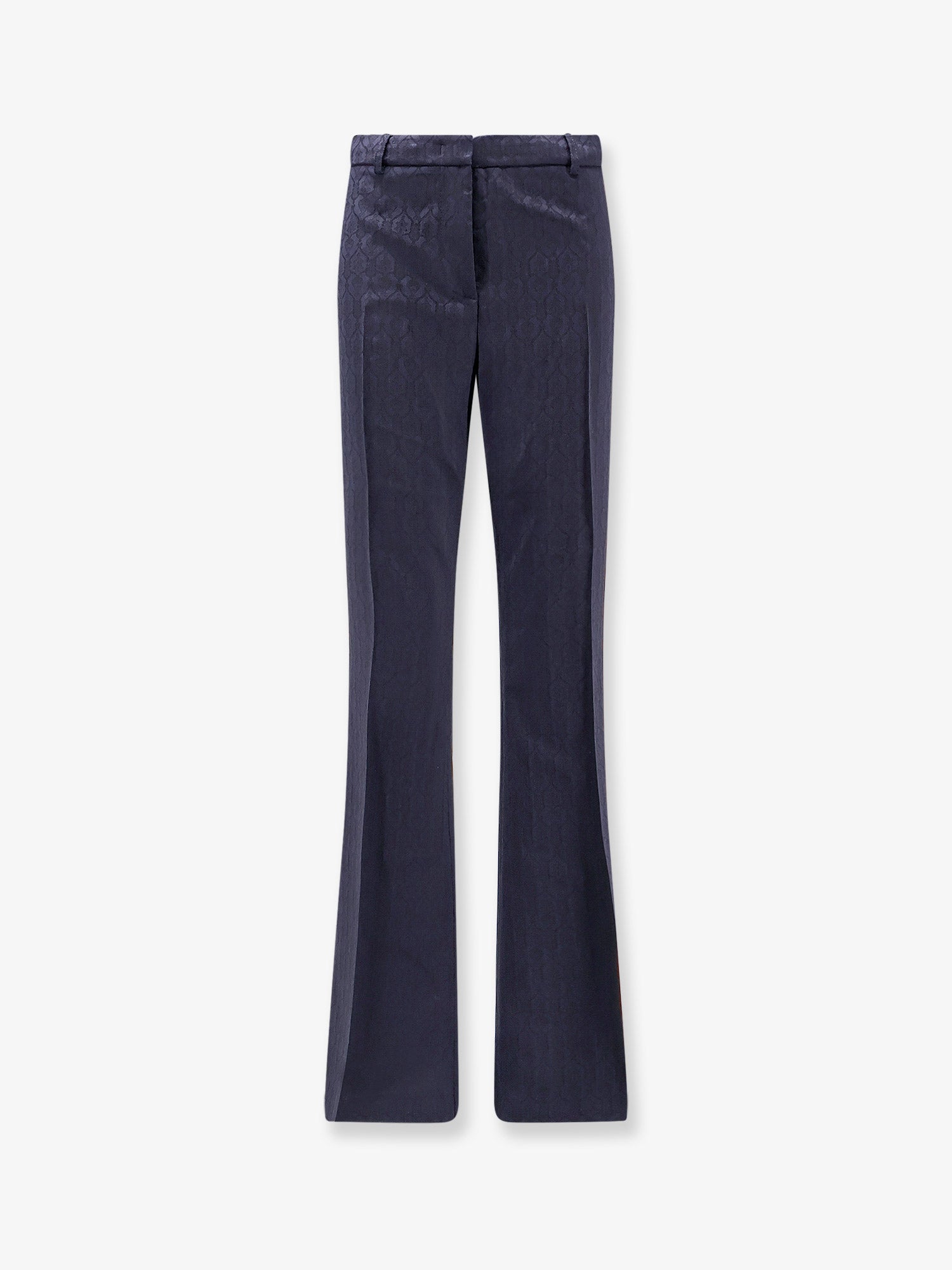 Etro Wool Trousers With Iconic Motif