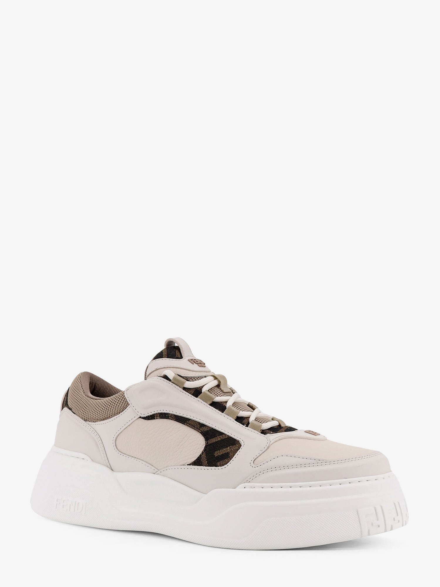 Fendi Fendi Force Low-top Leather Sneakers