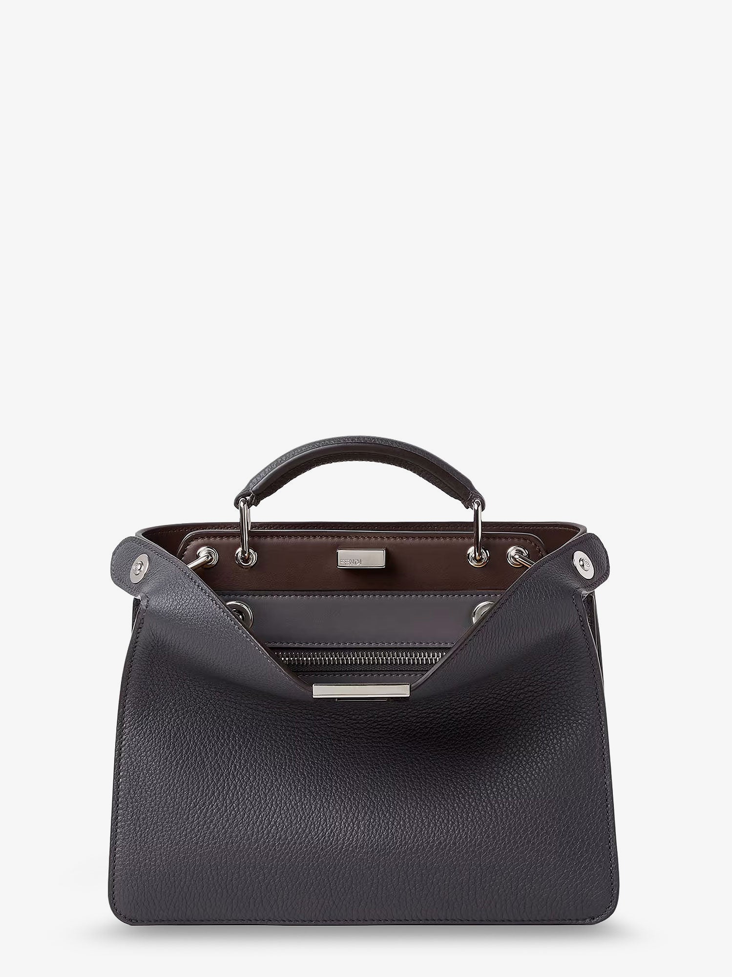 Fendi Peekaboo Iseeu Small Leather Crossbody Bag