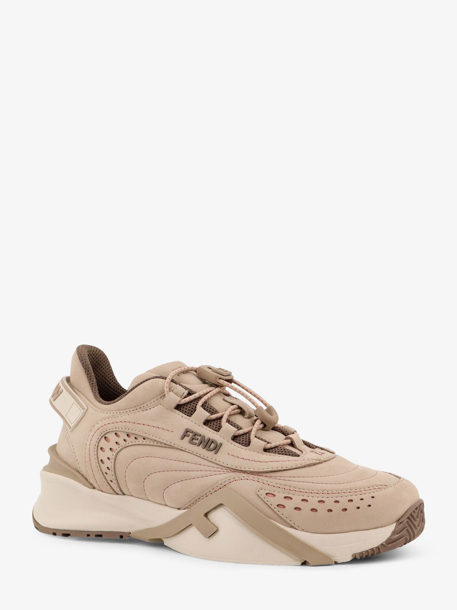 Fendi Flow Sneakers With Embossed Logo On The Side