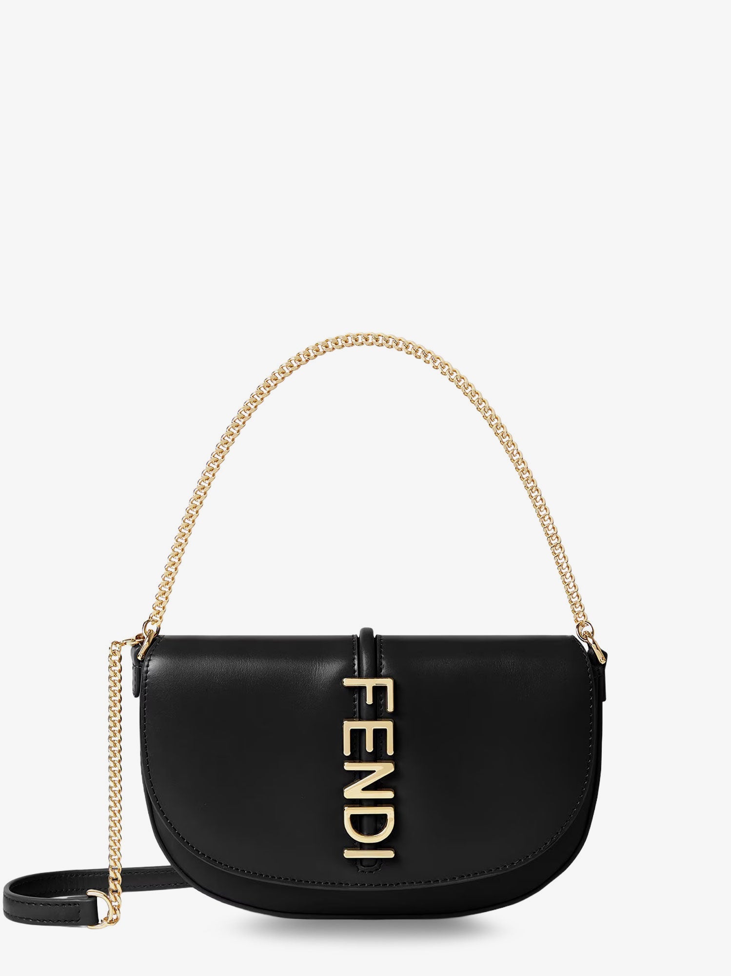 Fendi Wallet On Chain Fendigraphy Leather Shoulder Bag