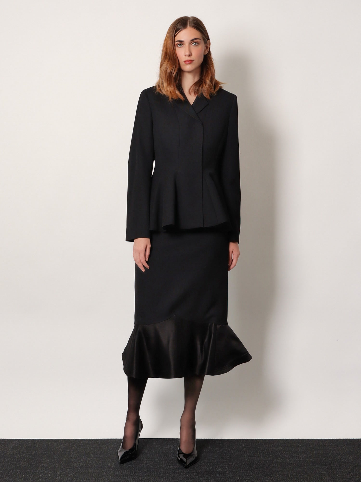 Fendi Grain De Poudre Wool Blazer