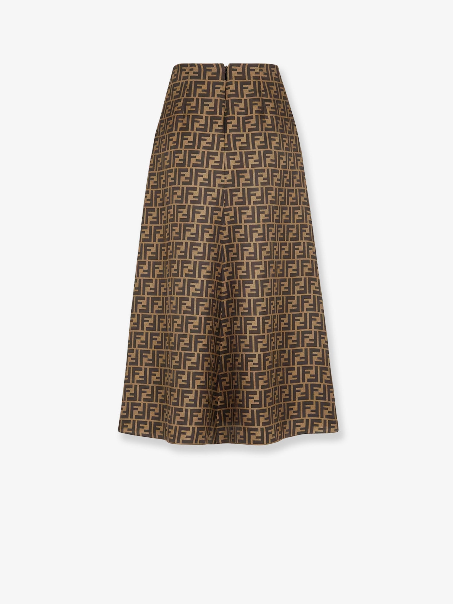 Fendi Ff Silk Skirt