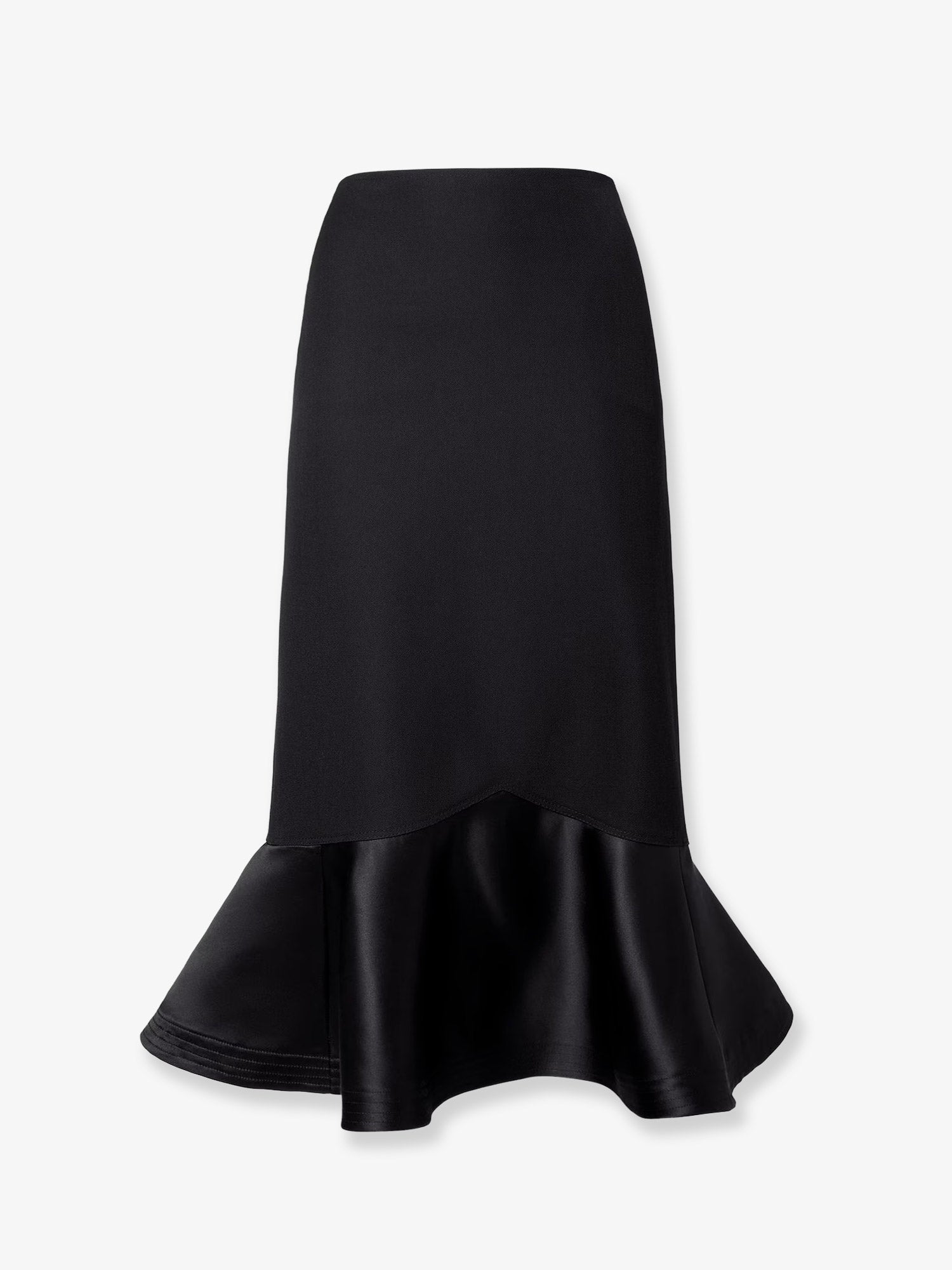 Fendi Grain De Pouder Wool Skirt