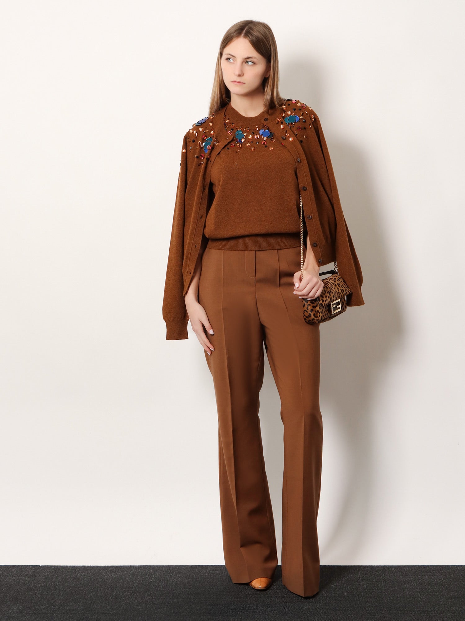 Fendi Wool And Cashmere Cardigan