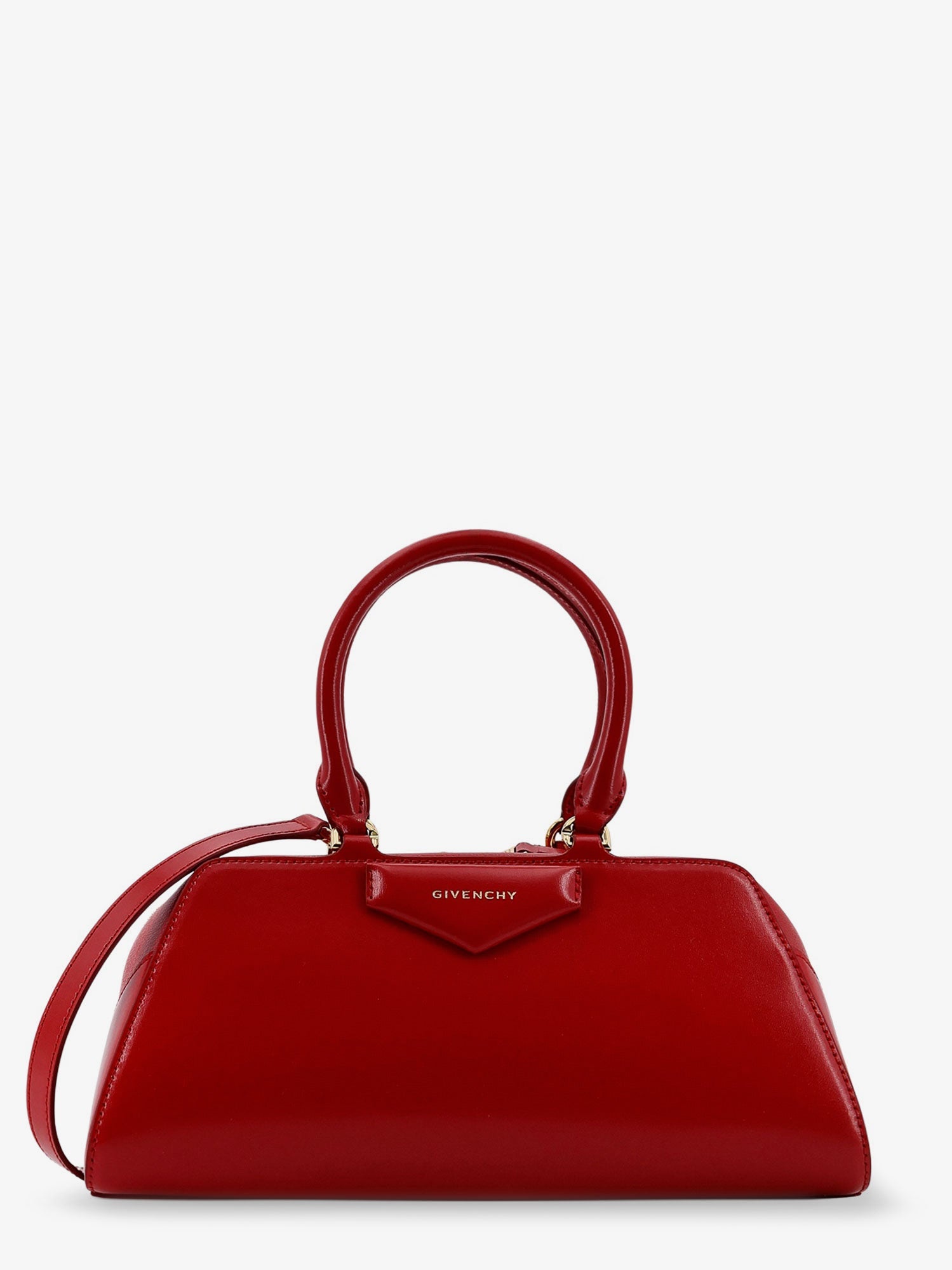 Givenchy Antigona East West Small Leather Shoulder Bag