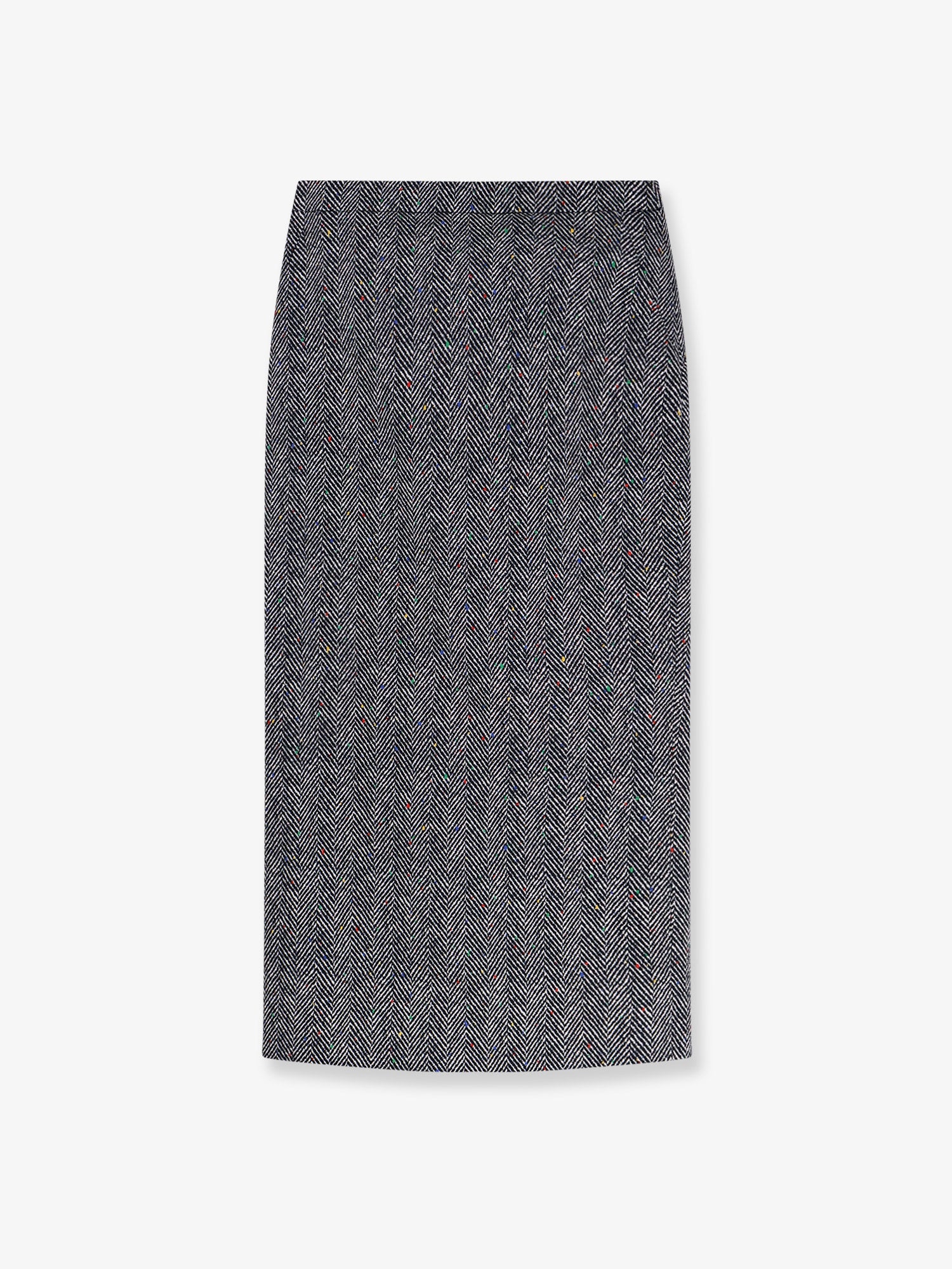 Givenchy Herringbone Motif Cotton Skirt