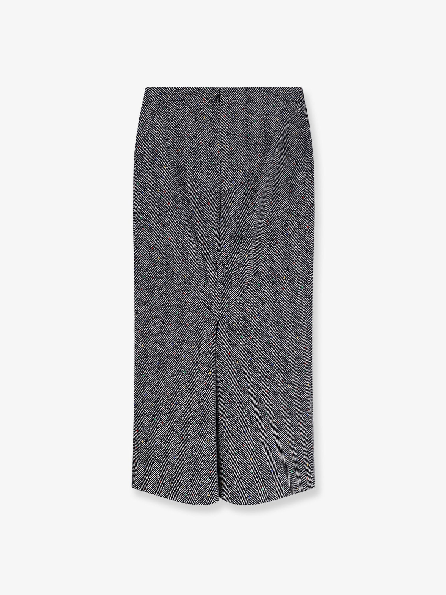 Givenchy Herringbone Motif Cotton Skirt