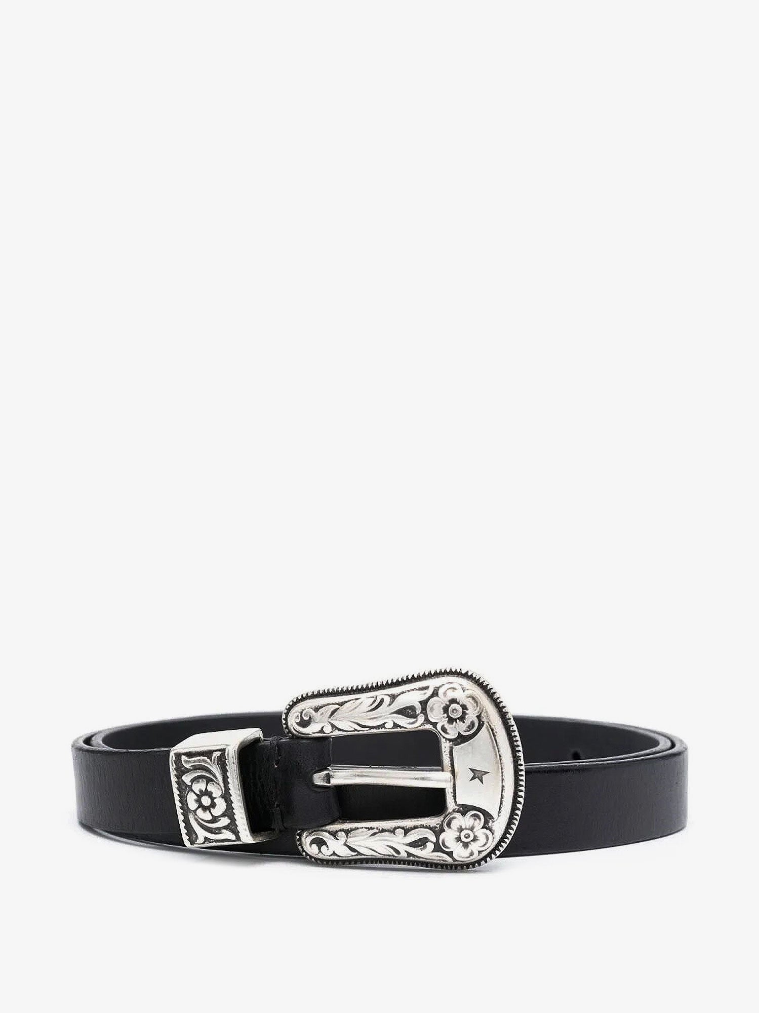 Golden Goose Hip Lace Leather Belt