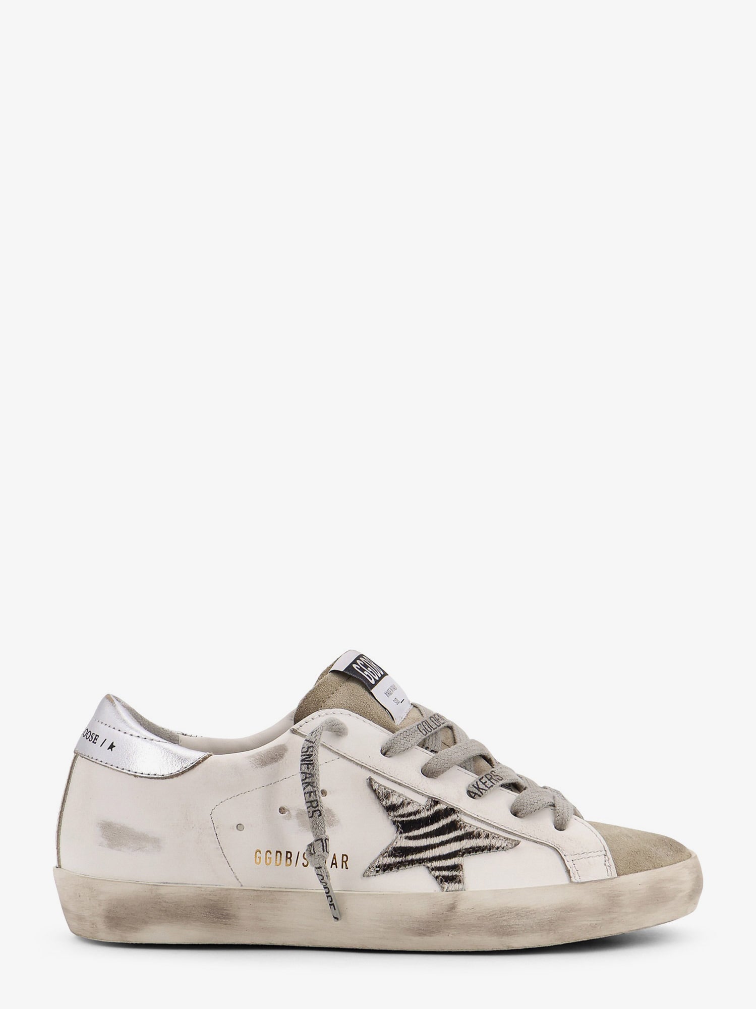 Golden Goose Super-star Classic With List Low-top Sneakers With Suede Inserts