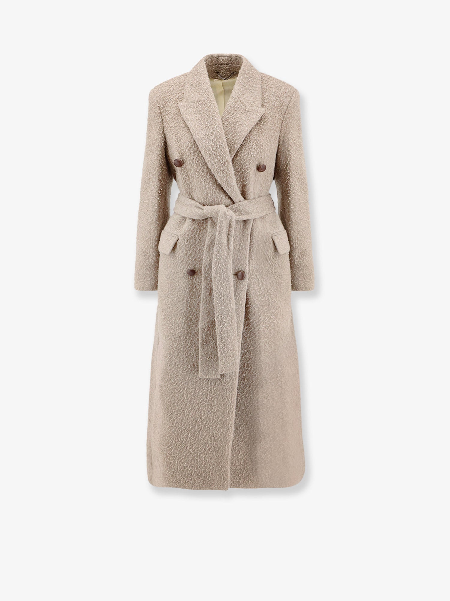 Golden Goose Wrinkled Virgin Wool Blend Coat