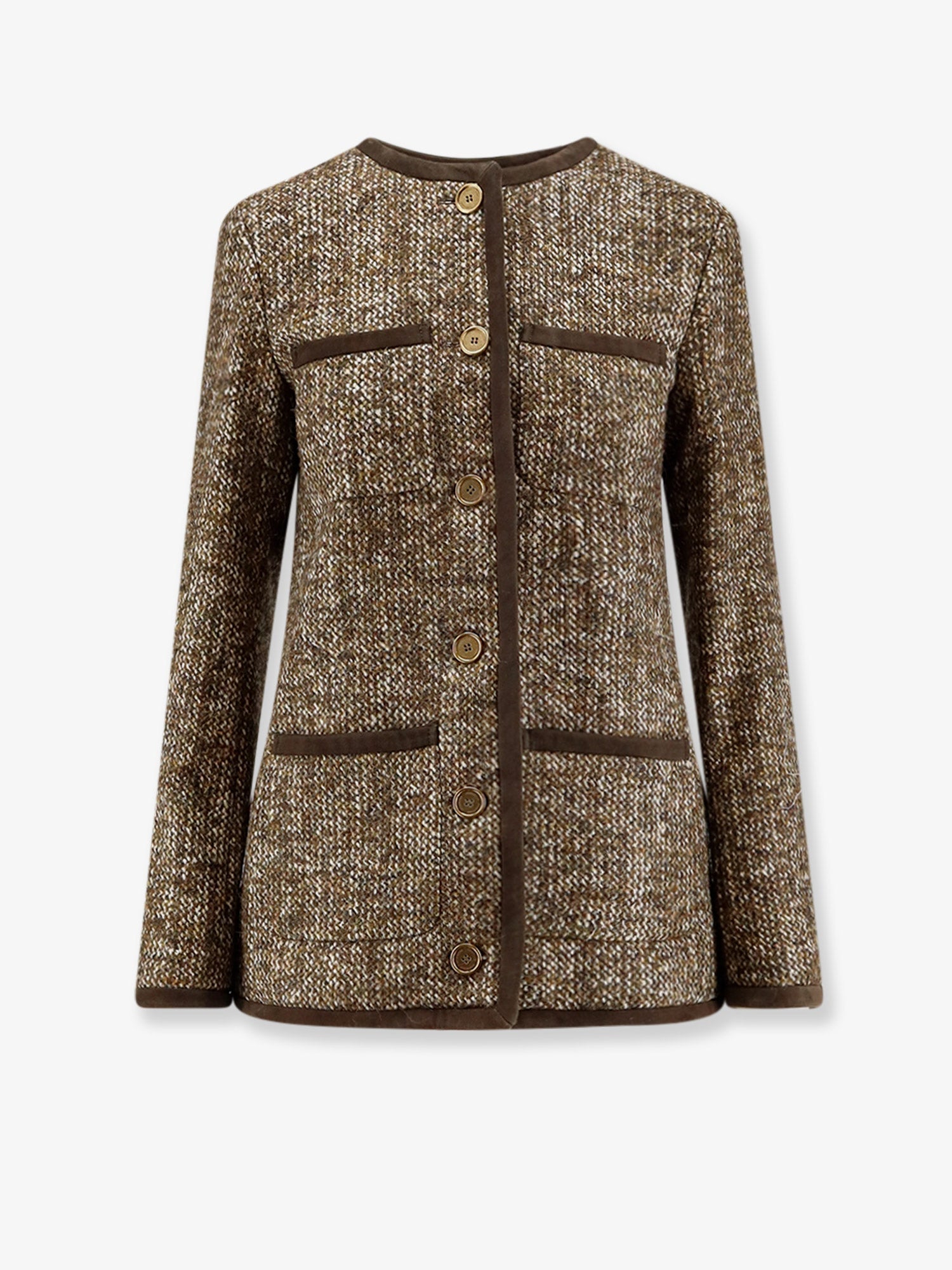 Golden Goose Boxy Fit Wool Blend Blazer