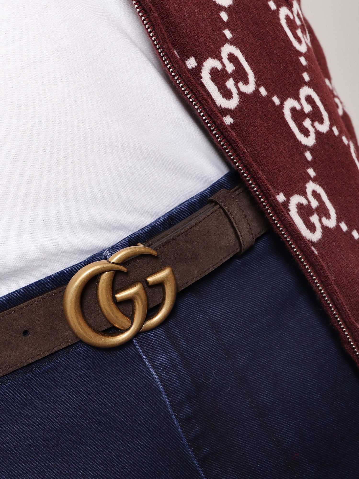 Gucci Suede Belt
