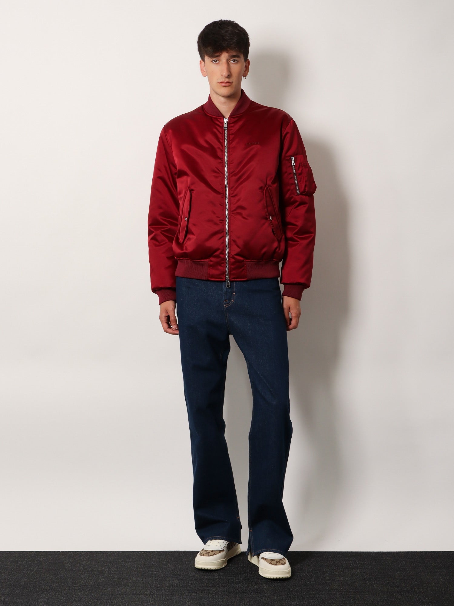 Gucci Nylon Bomber Jacket