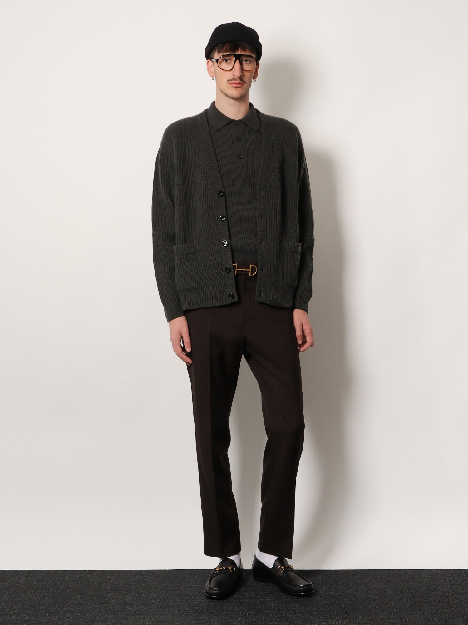 Gucci Wool And Cashmere Polo Shirt