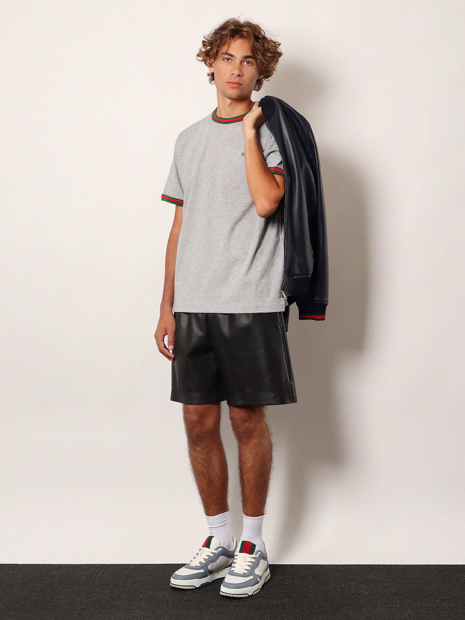 Gucci Cotton T-shirt With Web Detail