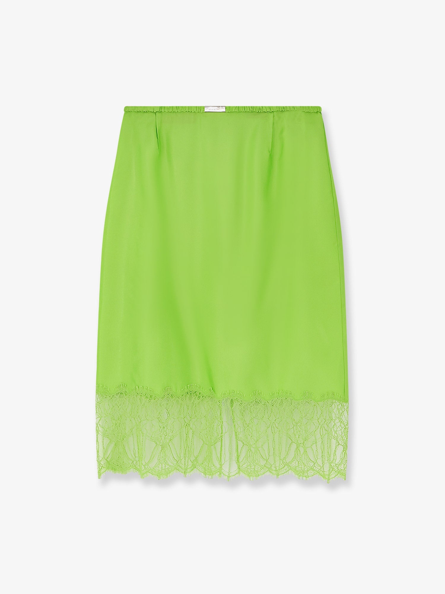Gucci Viscose Skirt With Floral Lace