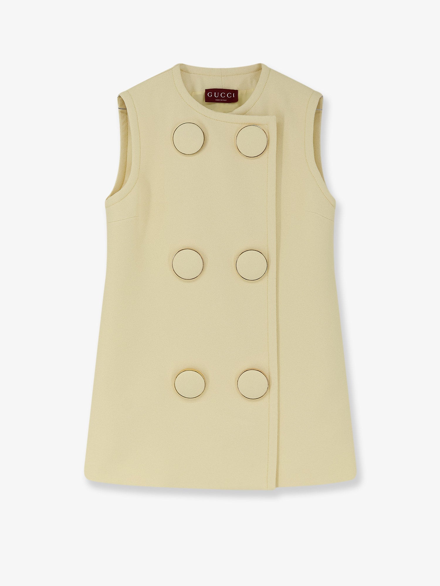 Gucci Viscose Vest With Maxi Buttons