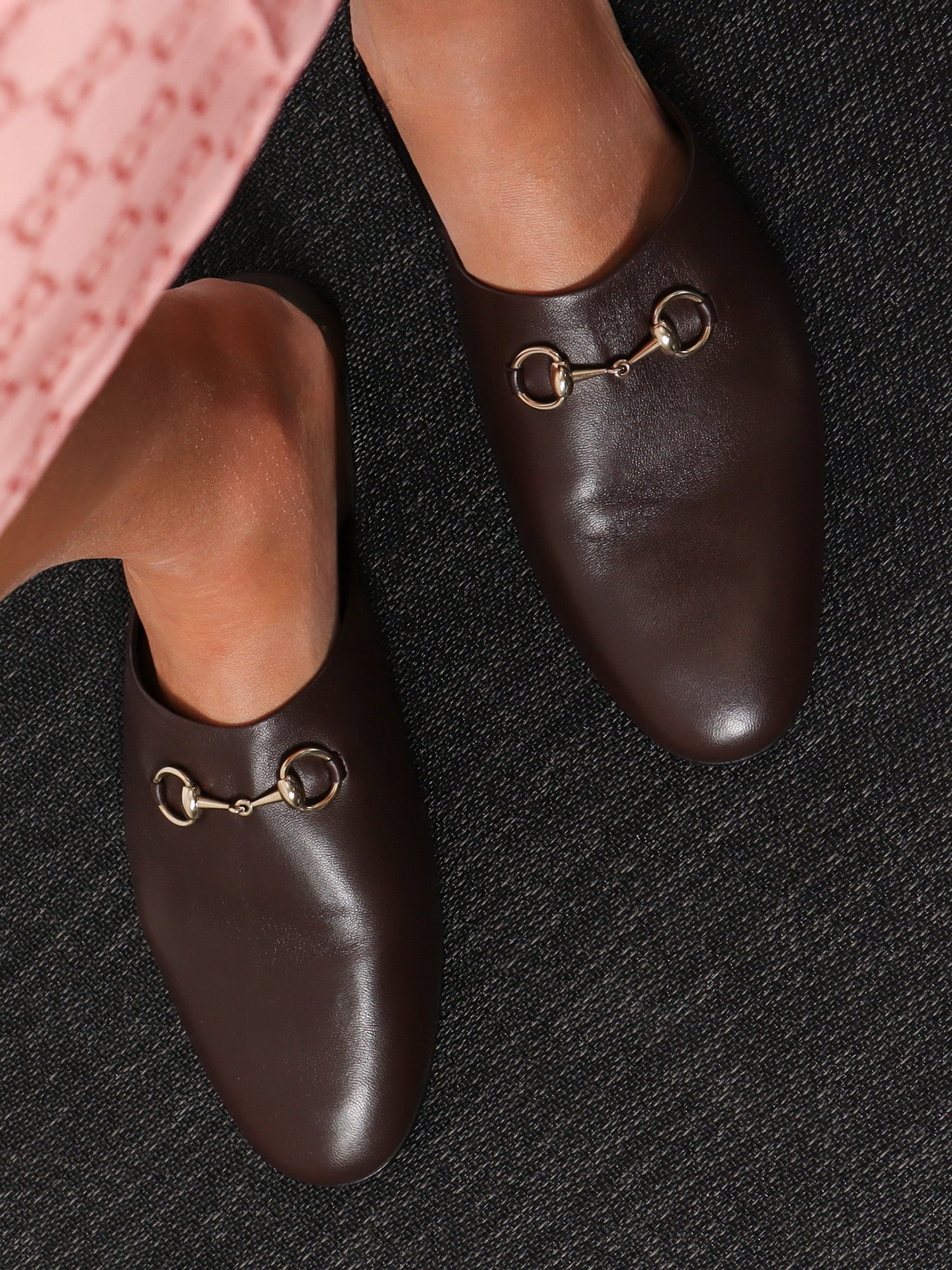 Gucci Leather Mule With Horsebit