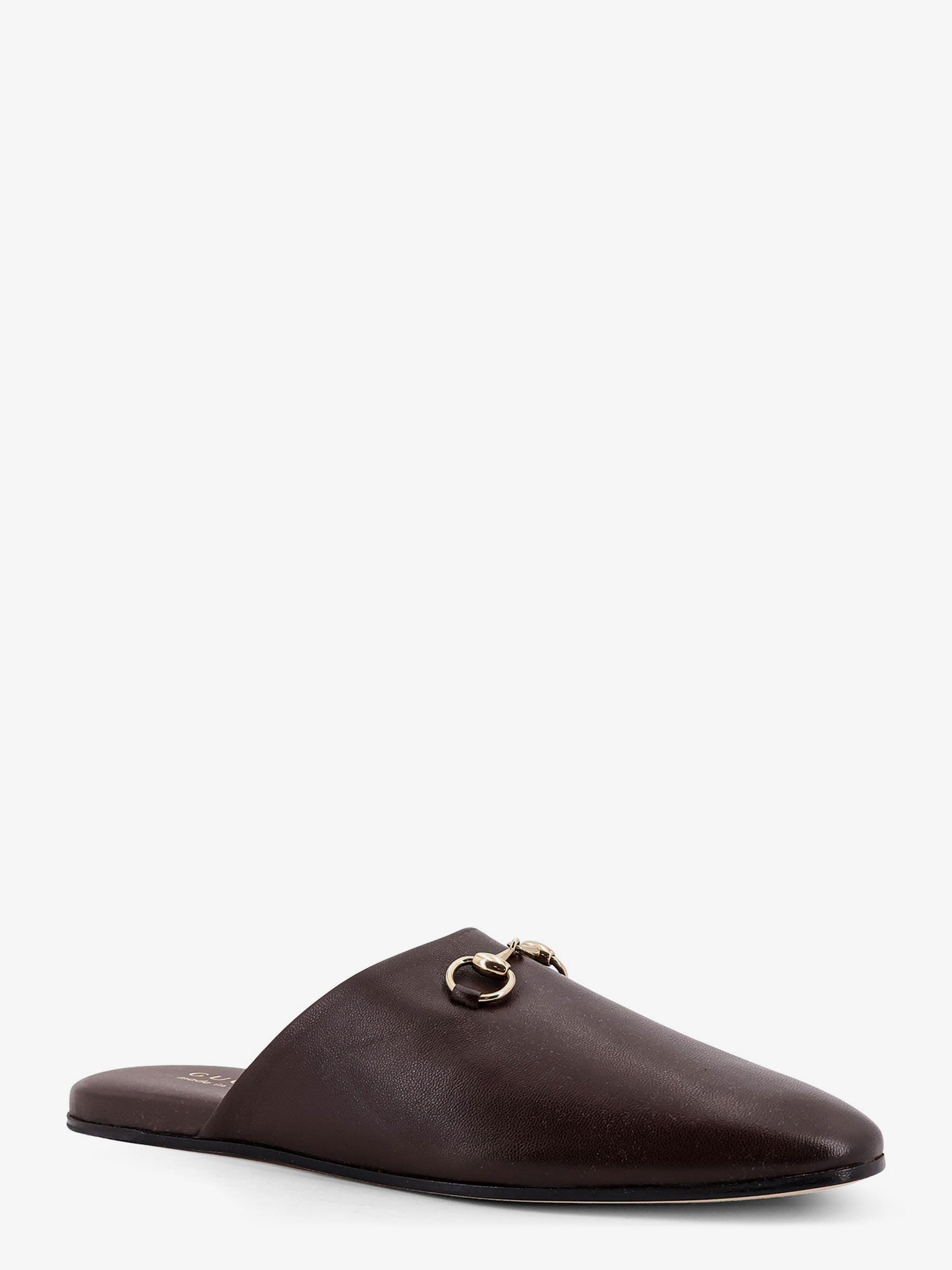 Gucci Leather Mule With Horsebit