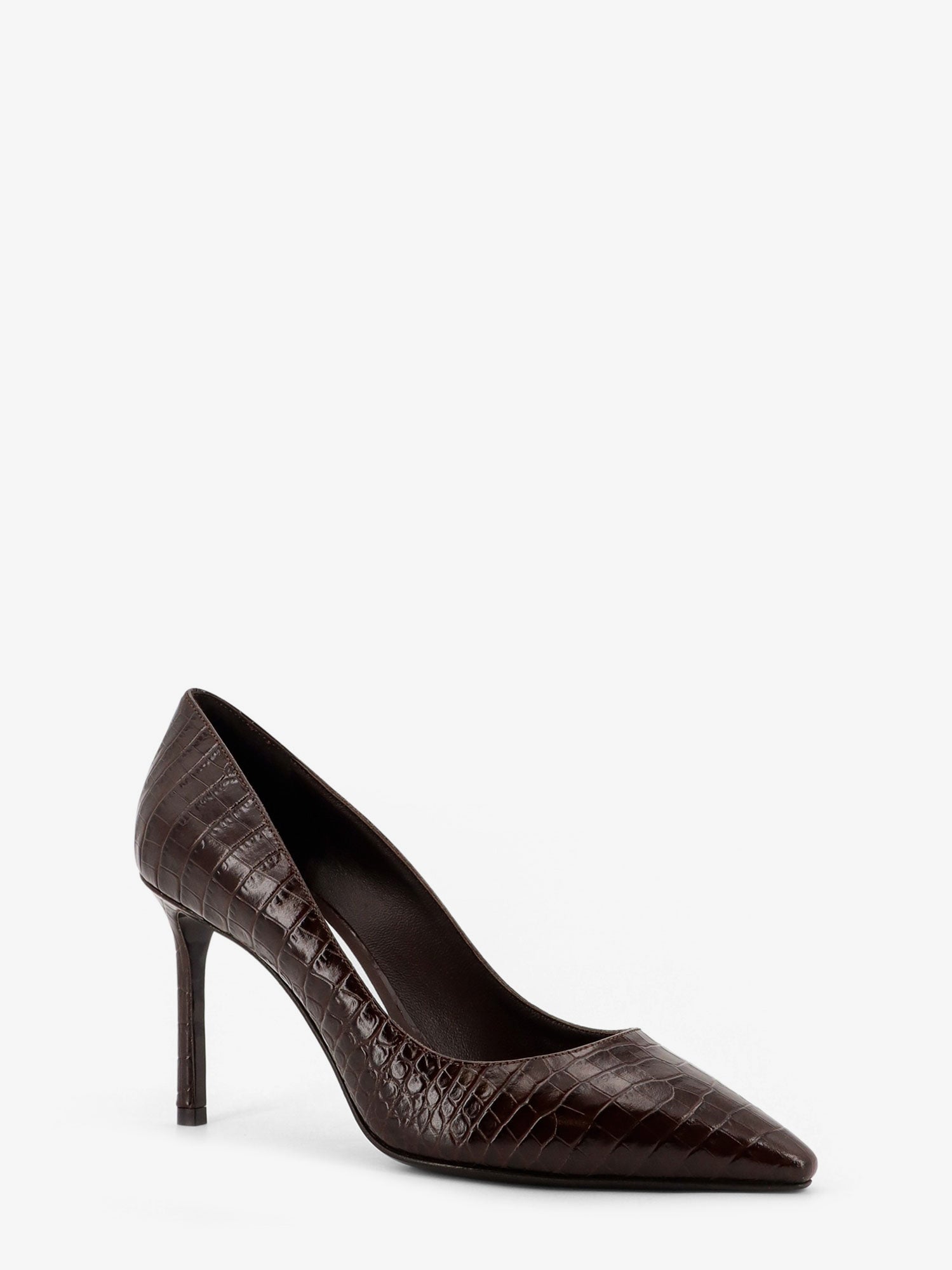 Jimmy Choo Romy 85 Leather Pumps With Croco Effect