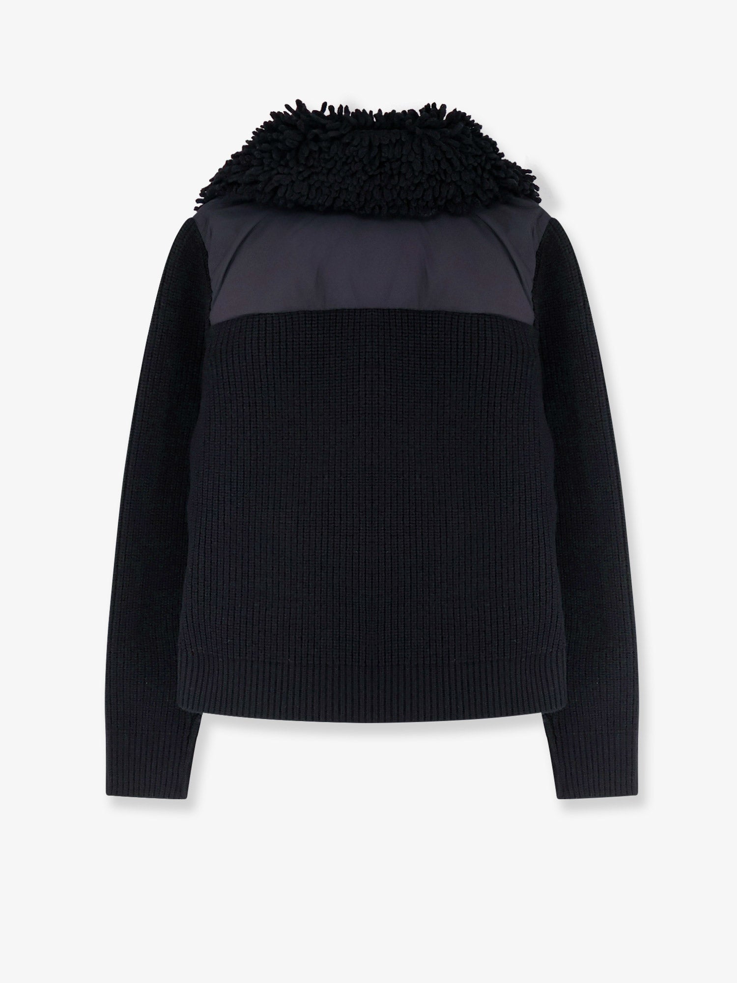 Moncler Grenoble Down Jacket With Wool Inserts