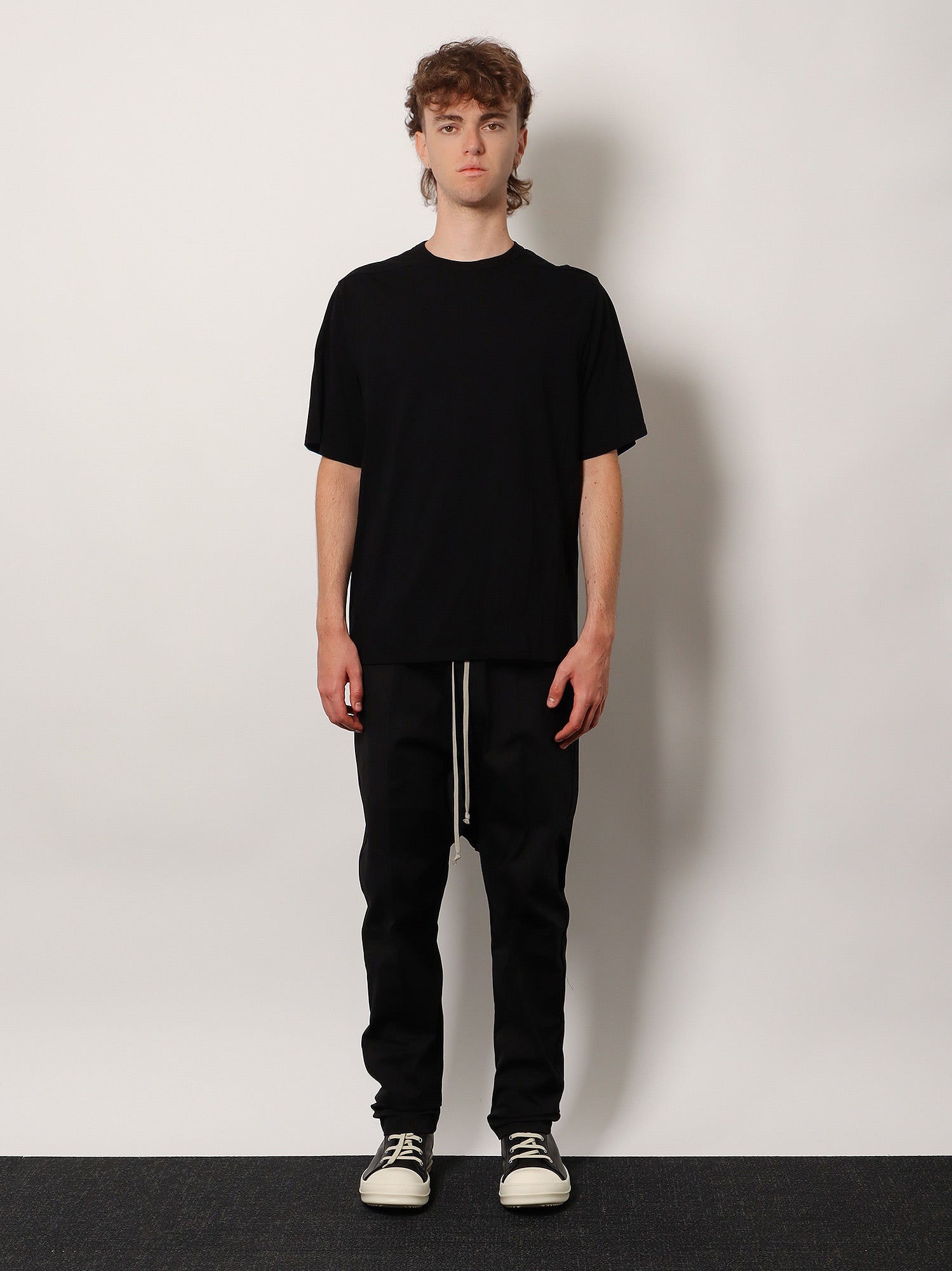 Rick Owens Drawstring Long Certified Cotton Trousers