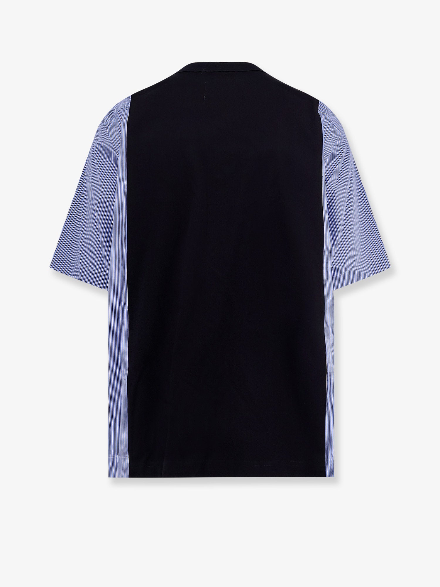 Sacai Cotton Jersey T-shirt With Popeline Inserts
