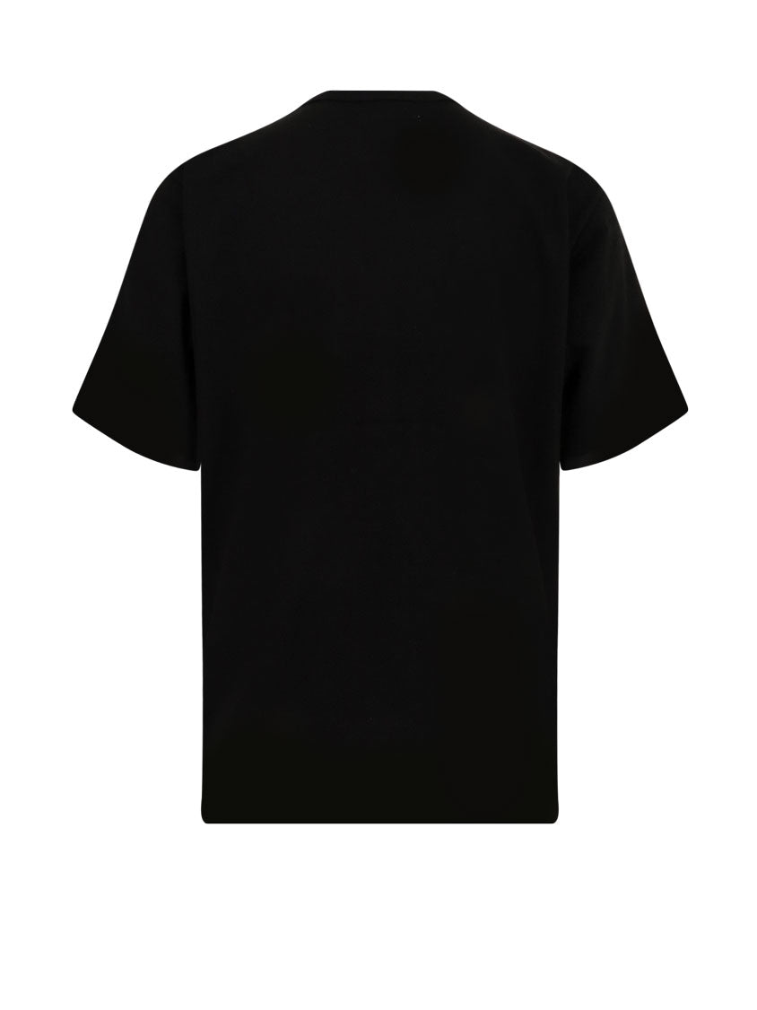 Sacai Cotton T-shirt With Nylon Inserts
