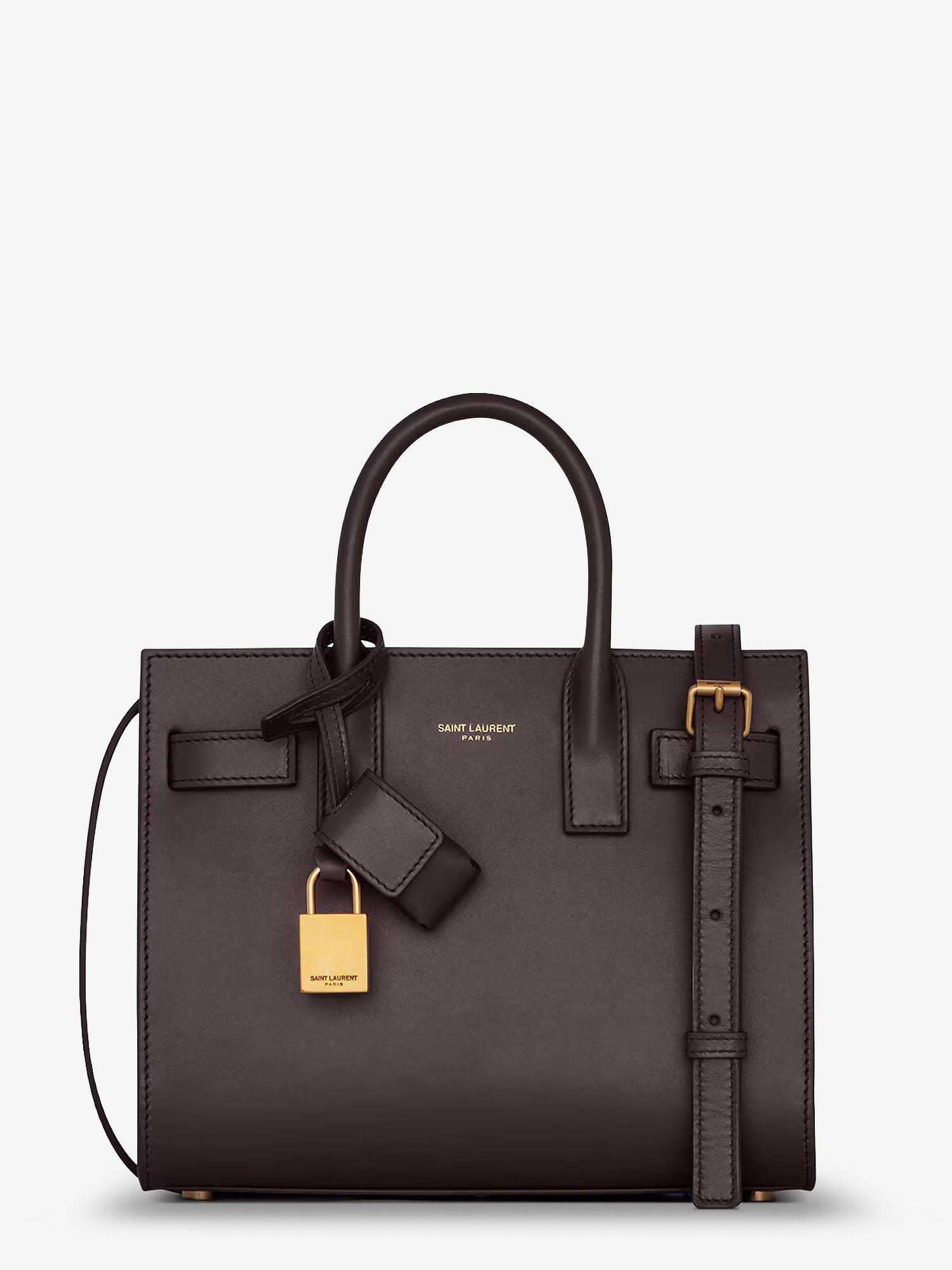 Saint Laurent Sac De Jour Nano Leather Shoulder Bag