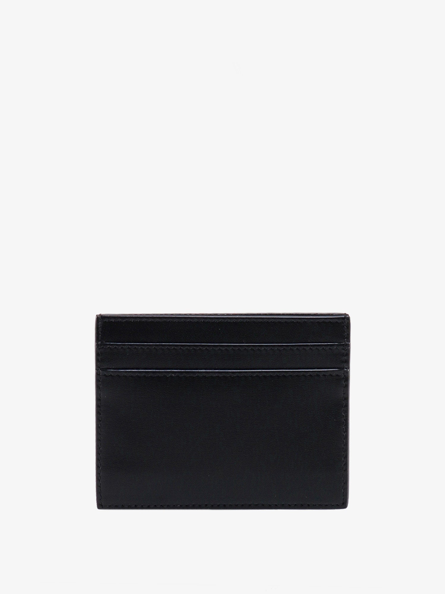 Saint Laurent Leather Card Holder With Frontal Monogram