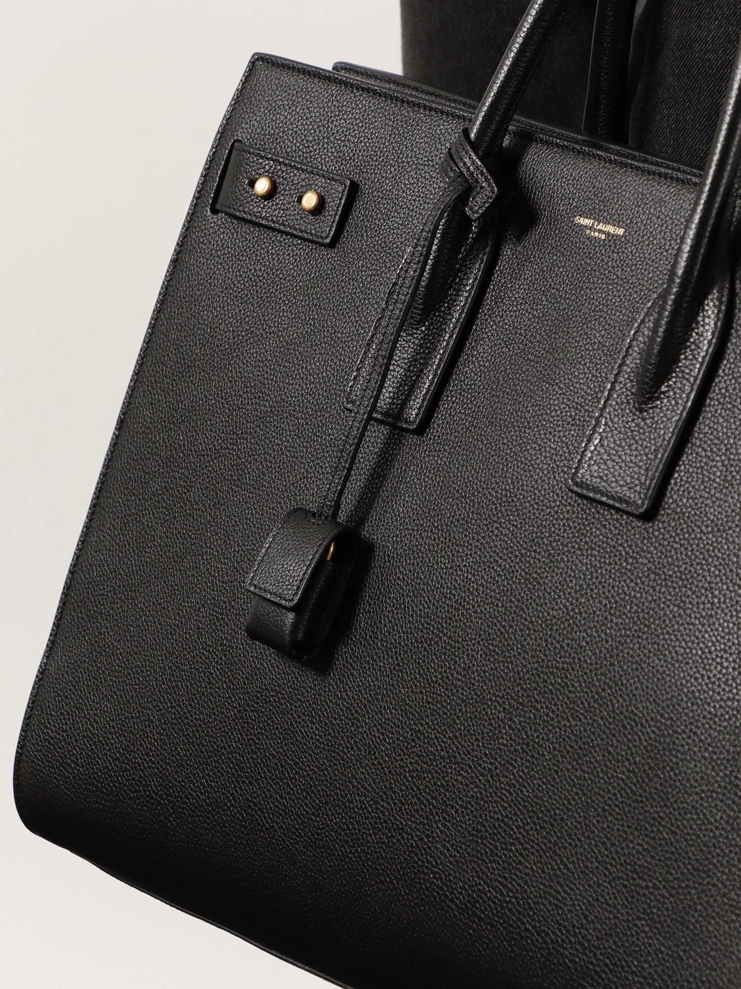 Saint Laurent Sac De Jour Large Leather Shoulder Bag