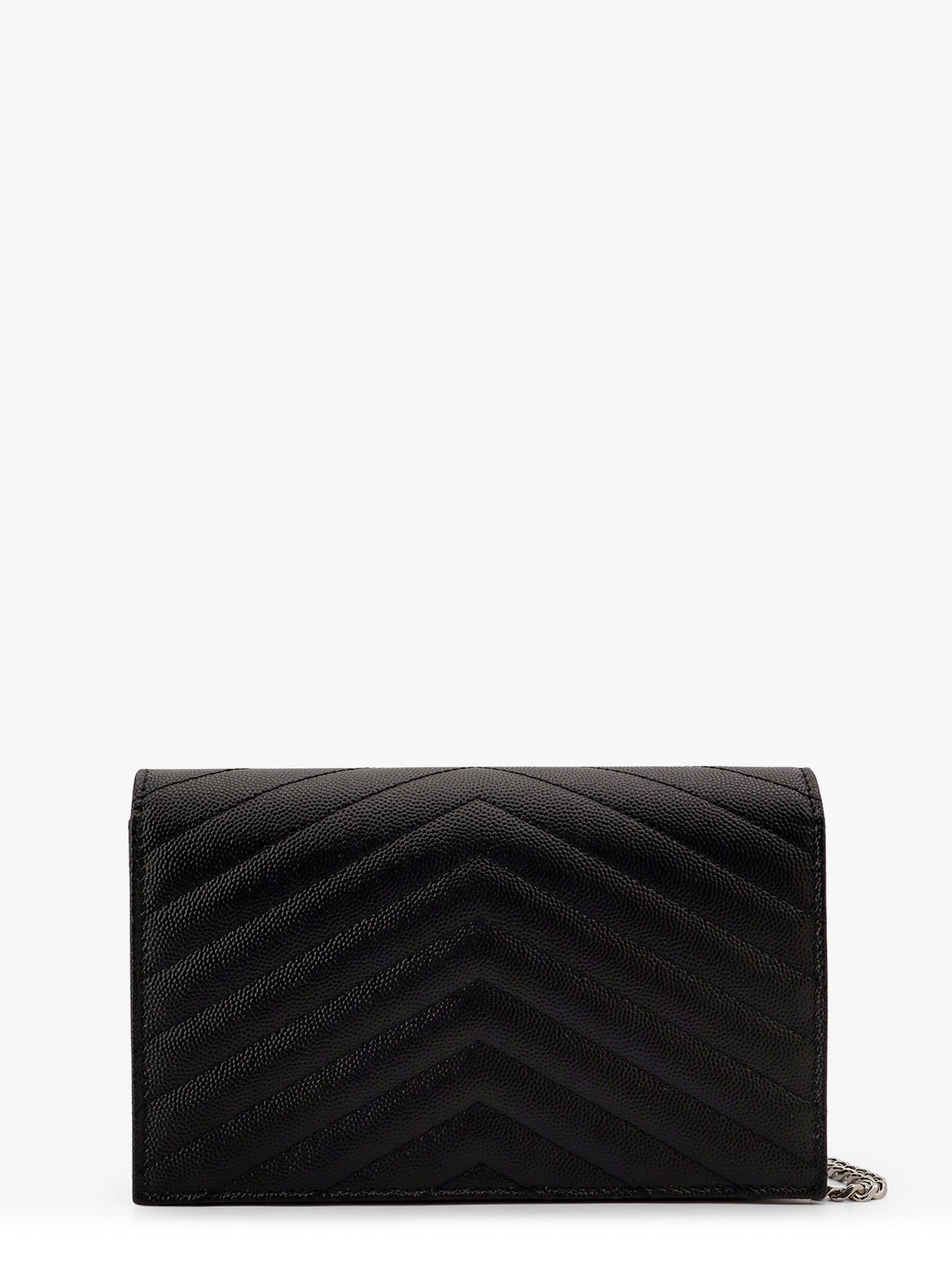 Saint Laurent Envelope Leather Shoulder Bag