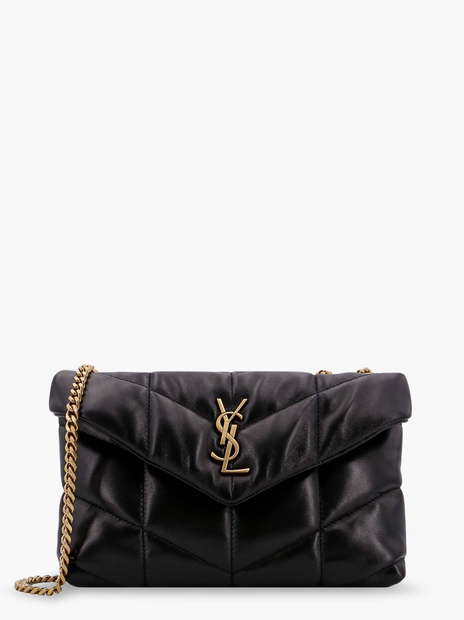 Saint Laurent Loulou Puffer Toy Matelassé Leather Shoulder Bag