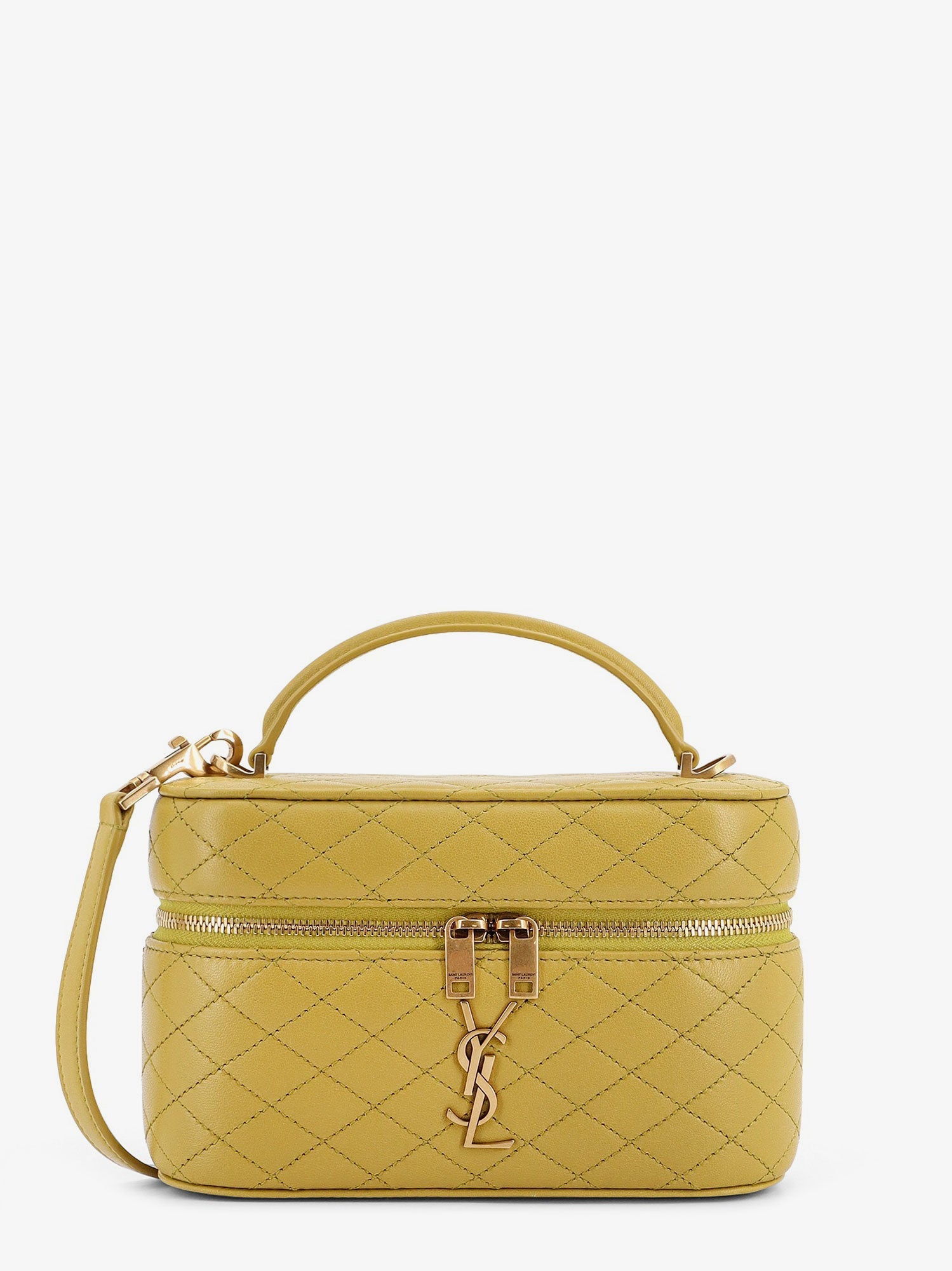 Saint Laurent Ysl Mini Gaby Vanity Leather Crossbody Bag