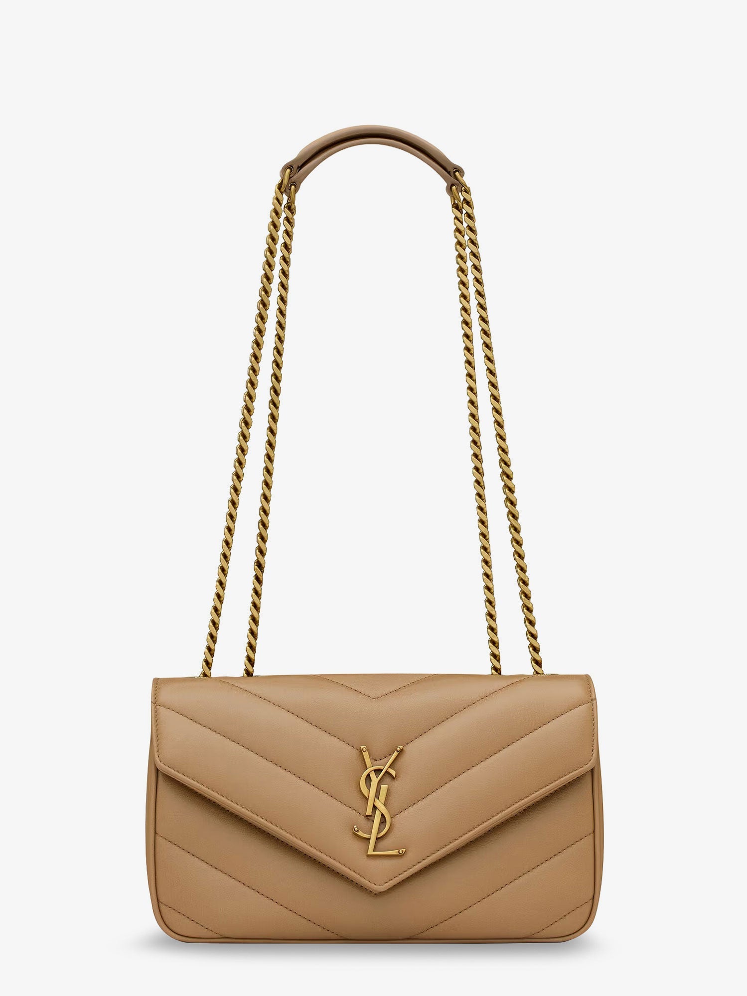 Saint Laurent Loulou Small Leather Shoulder Bag